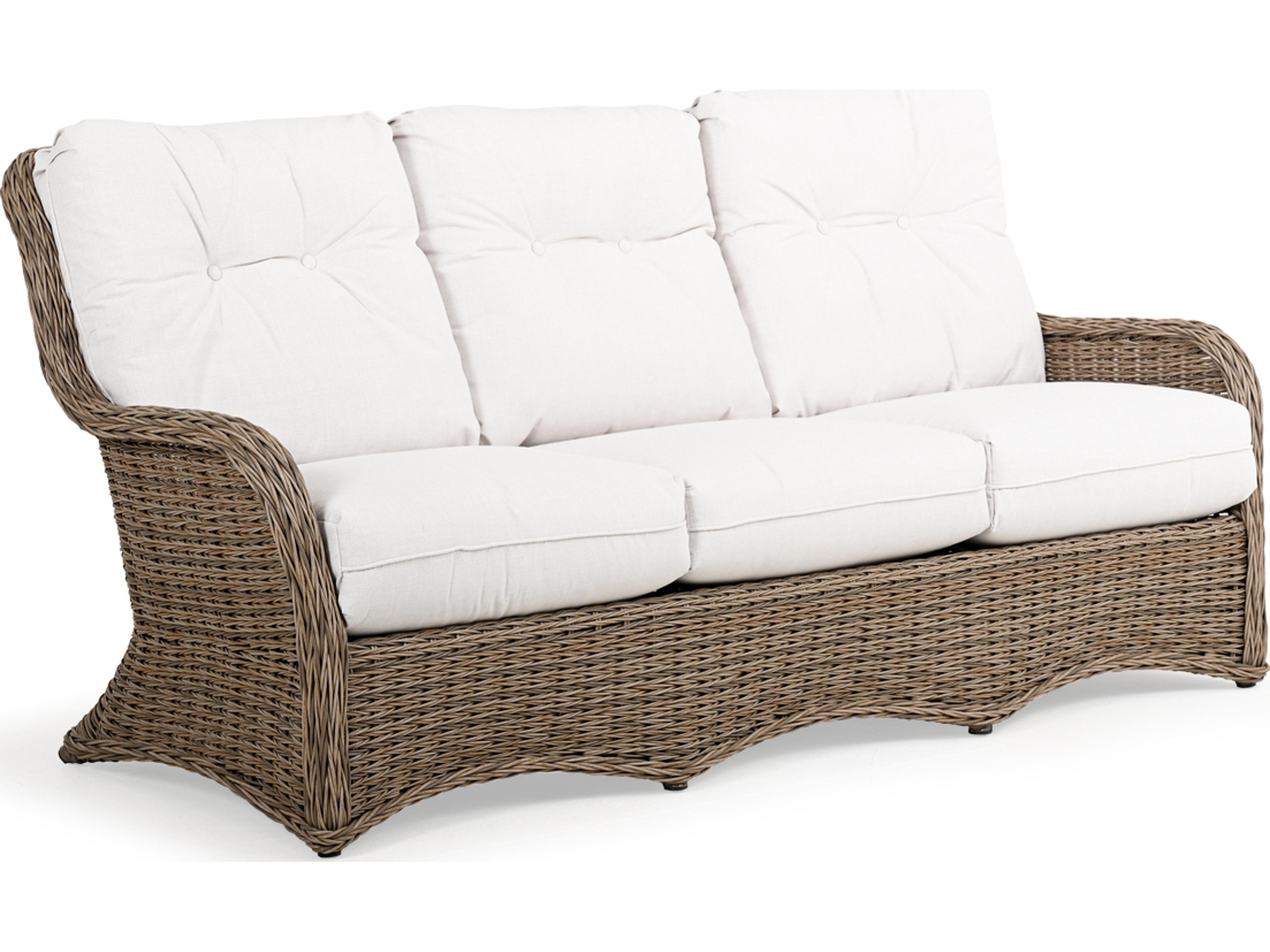 Watermark Living Riverside Wicker Patio Sofa
