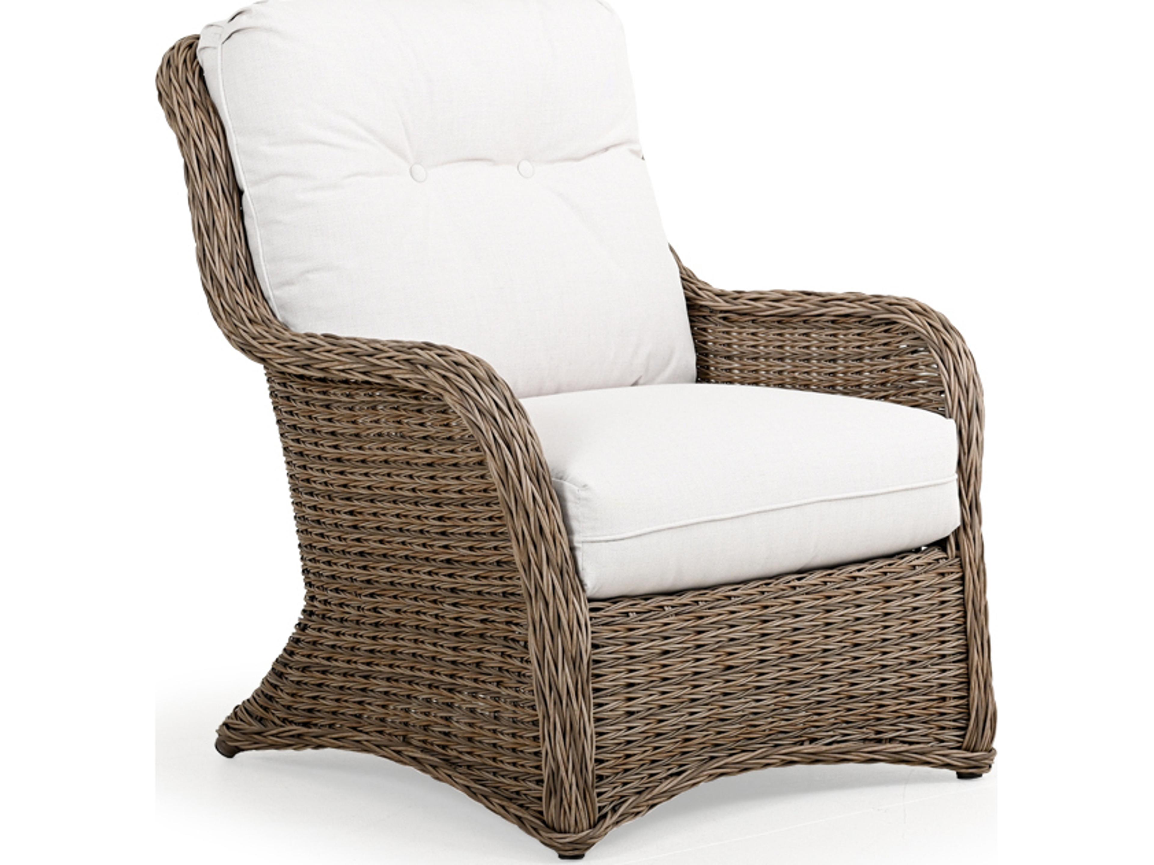Watermark Living Riverside Wicker Outdoor Patio Lounge Chair