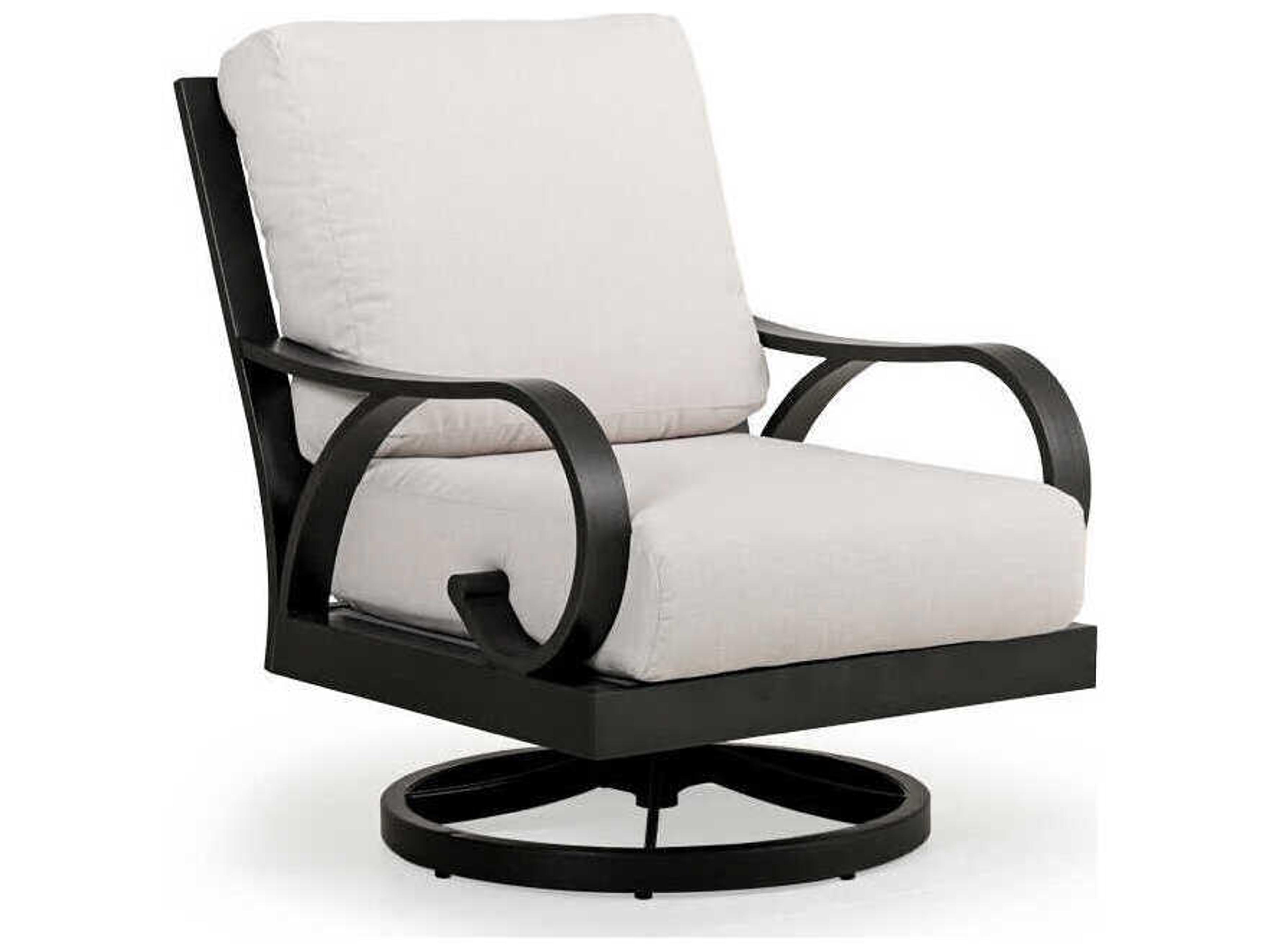 Watermark Living Santorini Aluminum Swivel Rocker Outdoor Lounge Chair