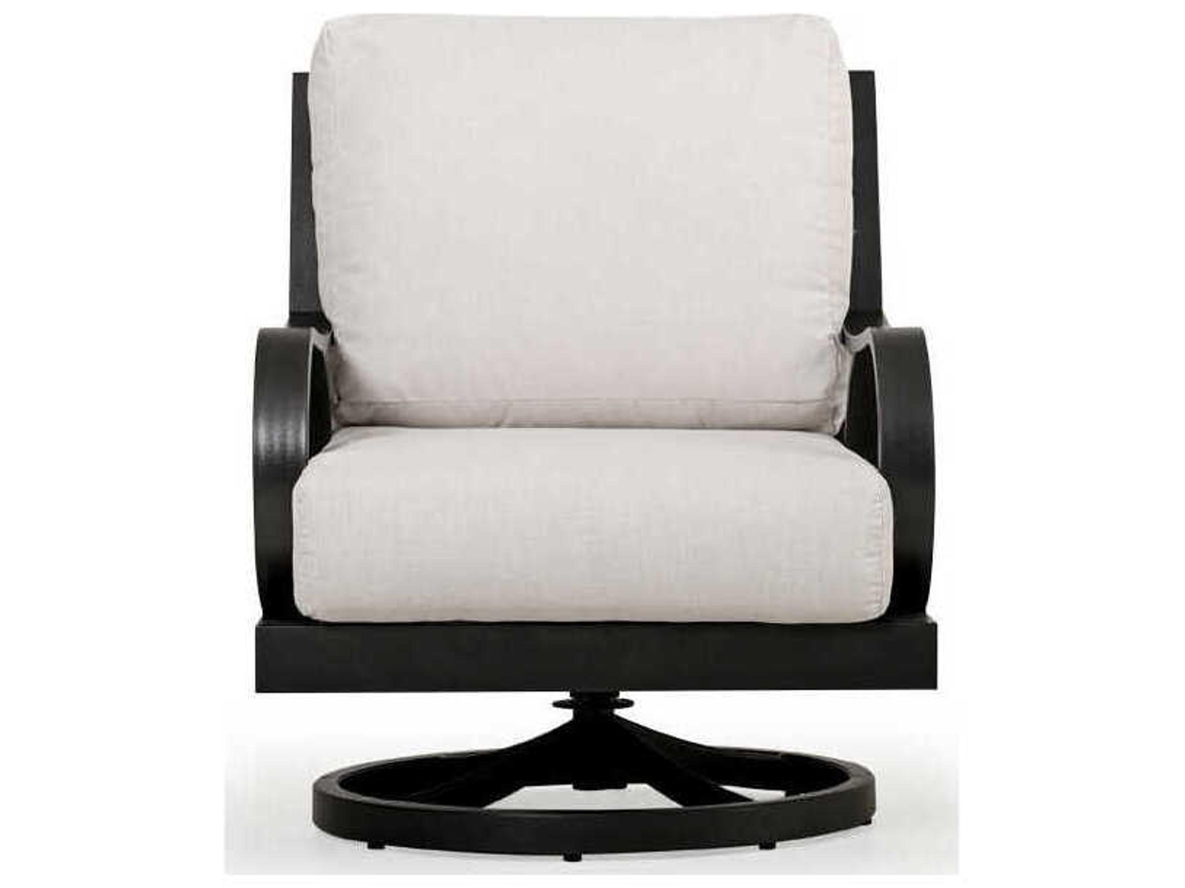 Watermark Living Santorini Aluminum Swivel Rocker Outdoor Lounge Chair