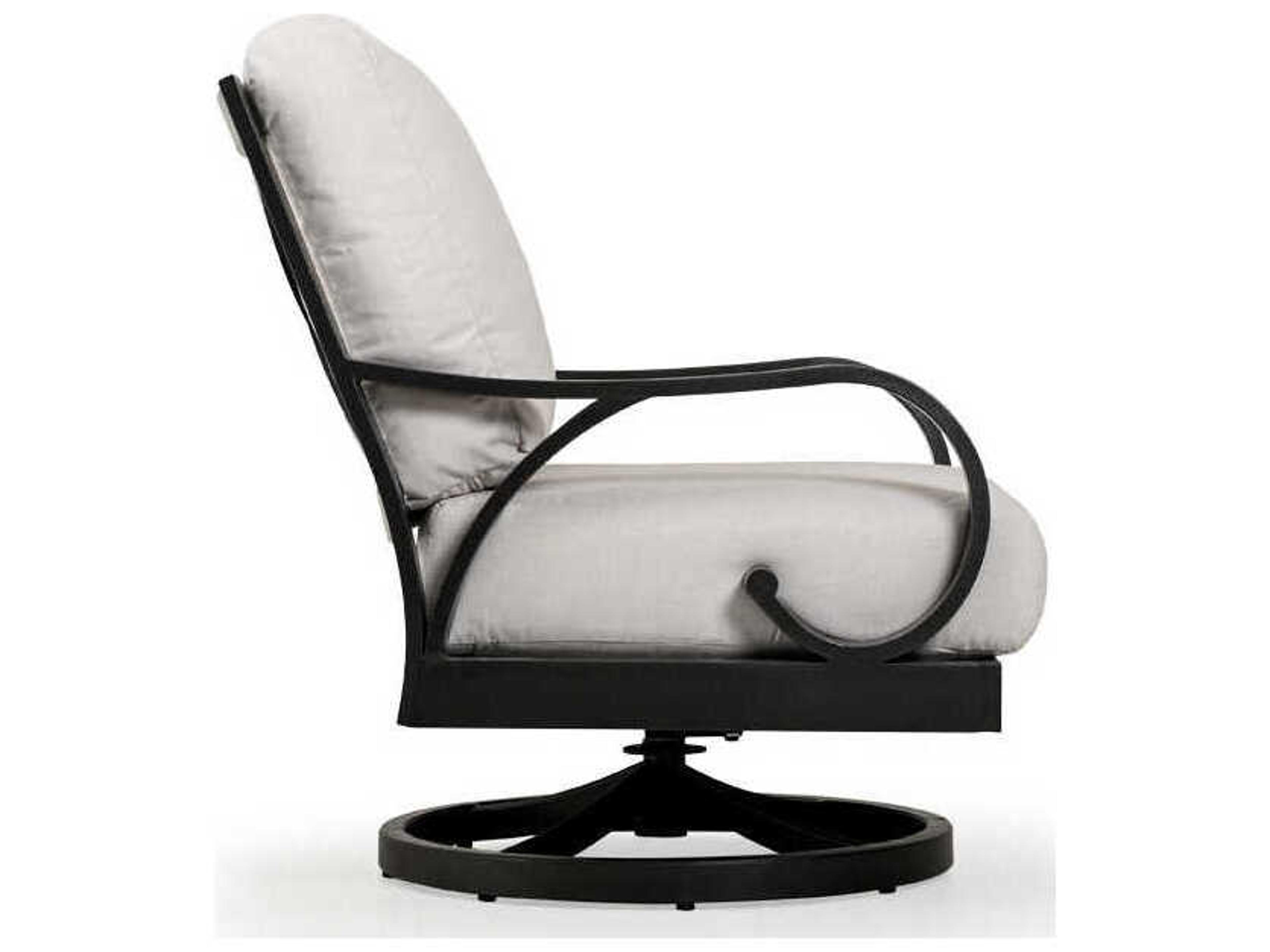 Watermark Living Santorini Aluminum Swivel Rocker Outdoor Lounge Chair