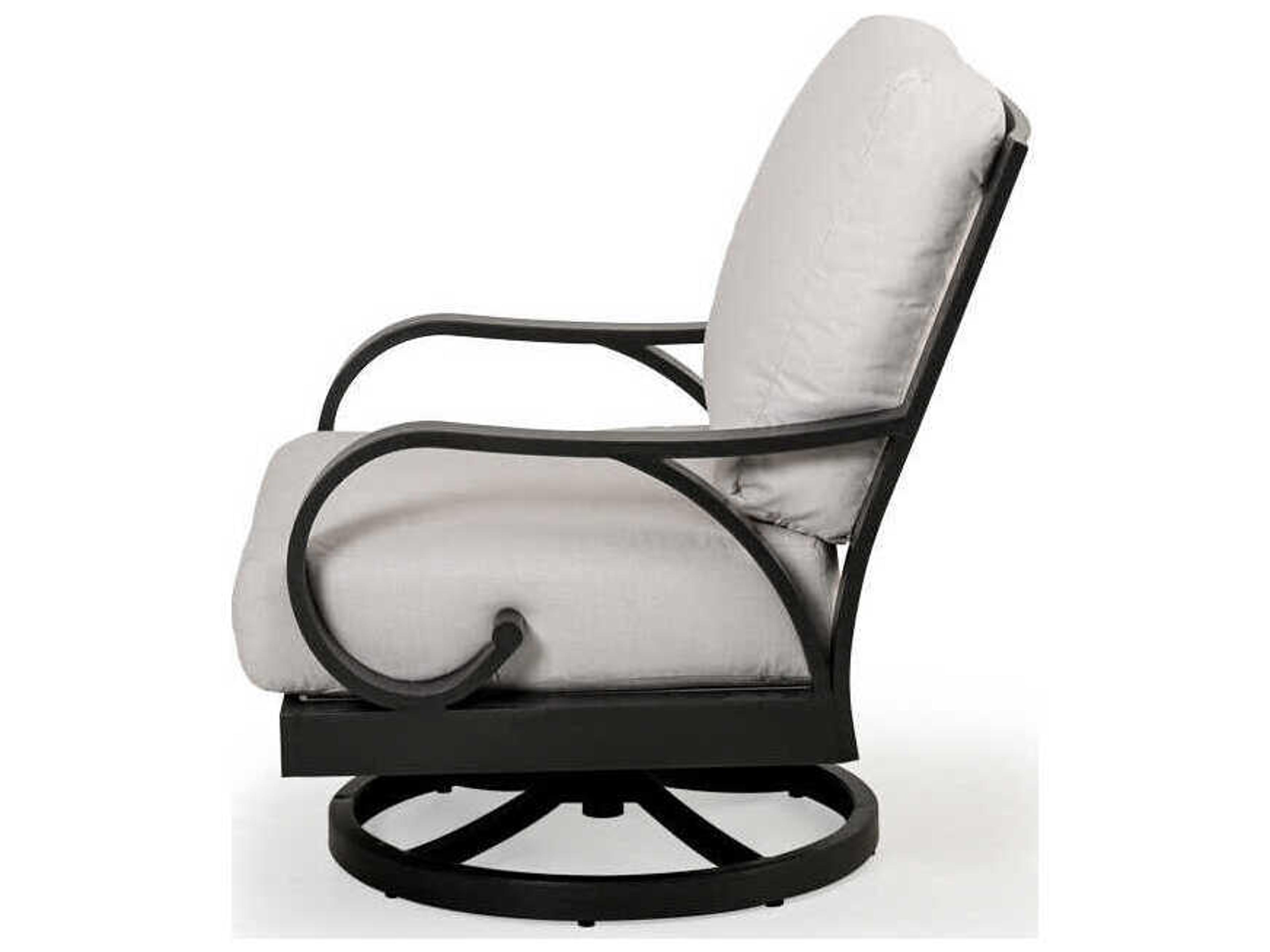 Watermark Living Santorini Aluminum Swivel Rocker Outdoor Lounge Chair