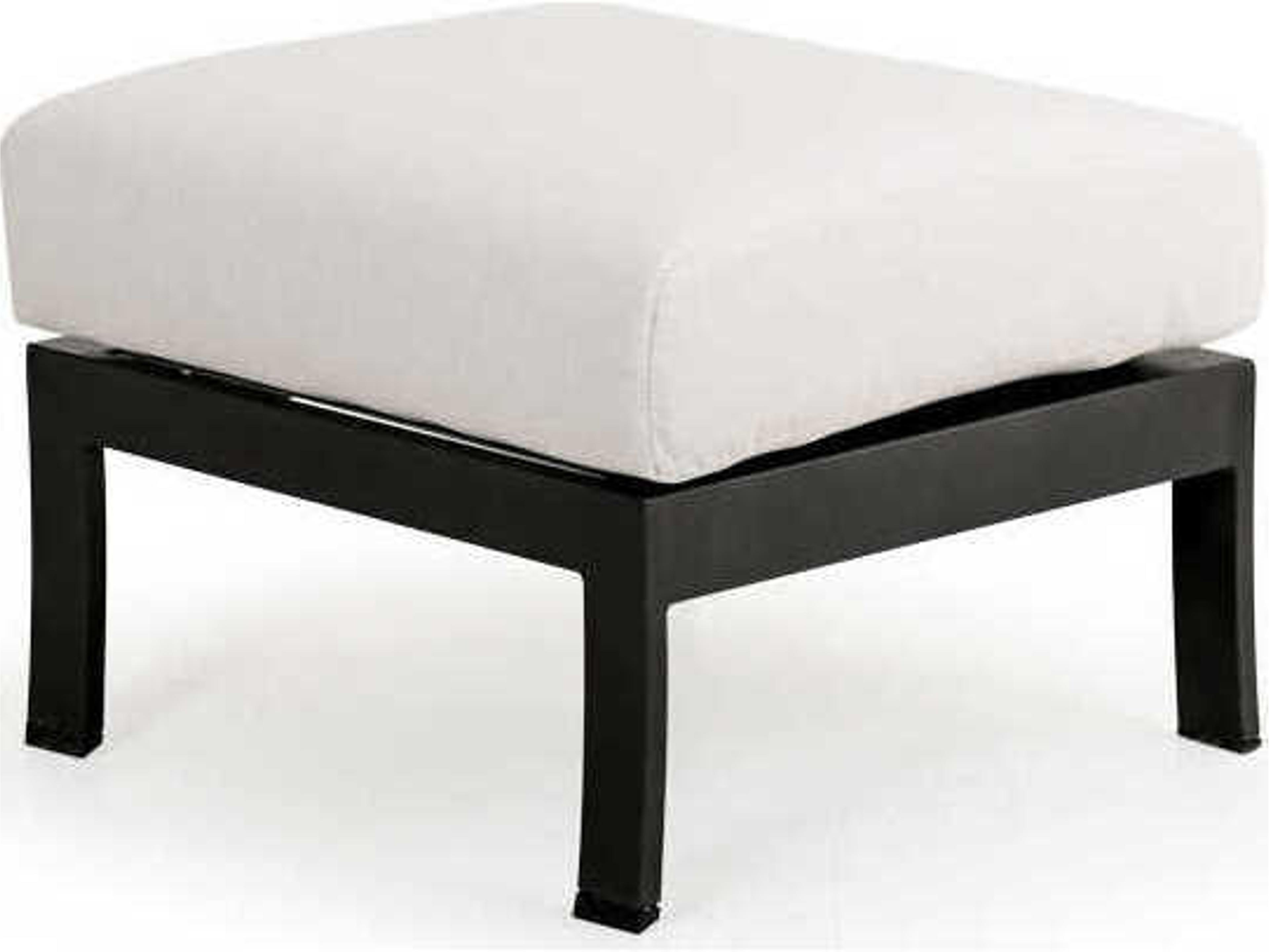 Watermark Living Santorini Aluminum Outdoor Ottoman