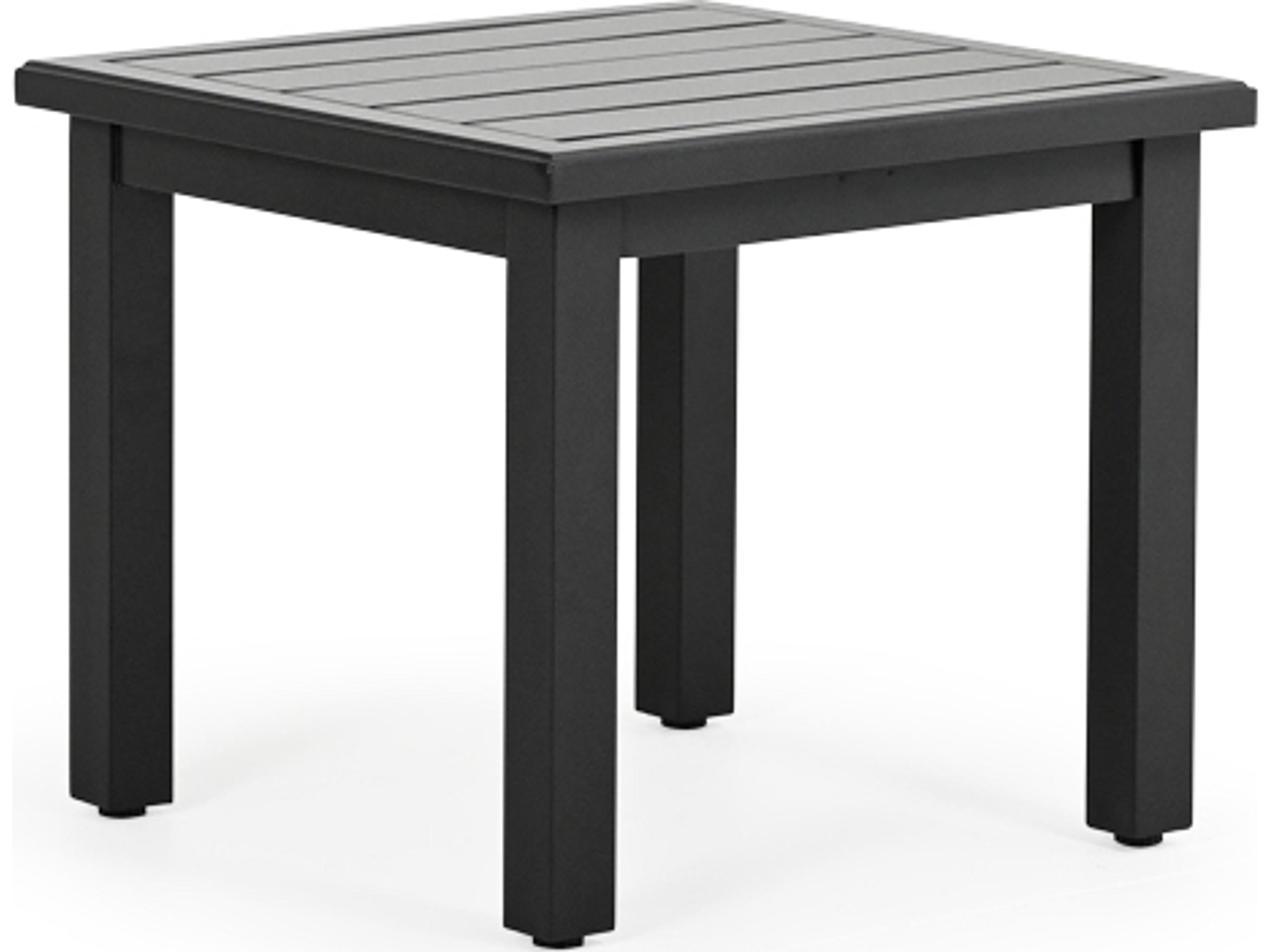 Santorini Aluminum Square Outdoor Patio End Table