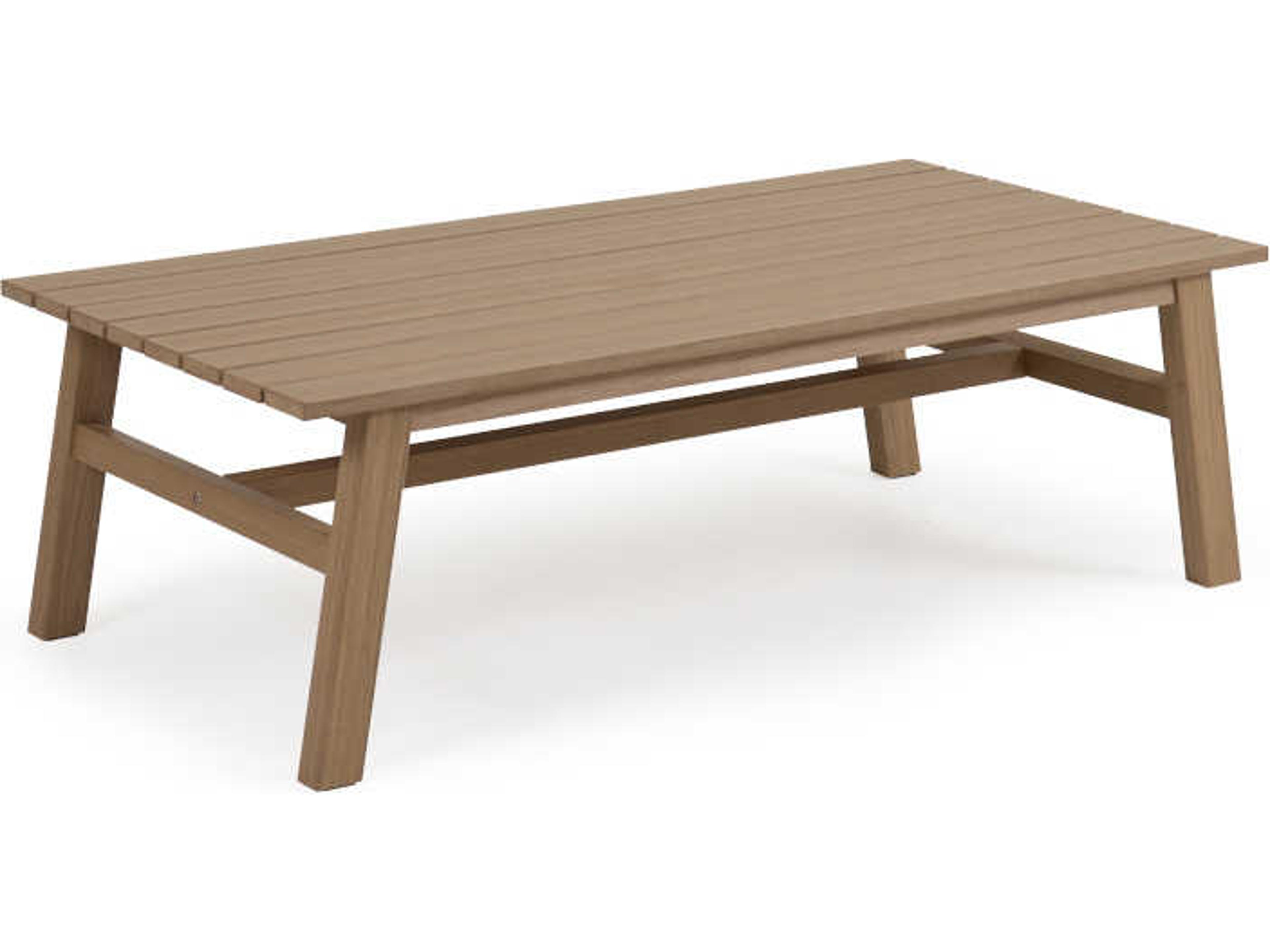 Watermark Living Miramar Teak Rectangular Outdoor Coffee Table