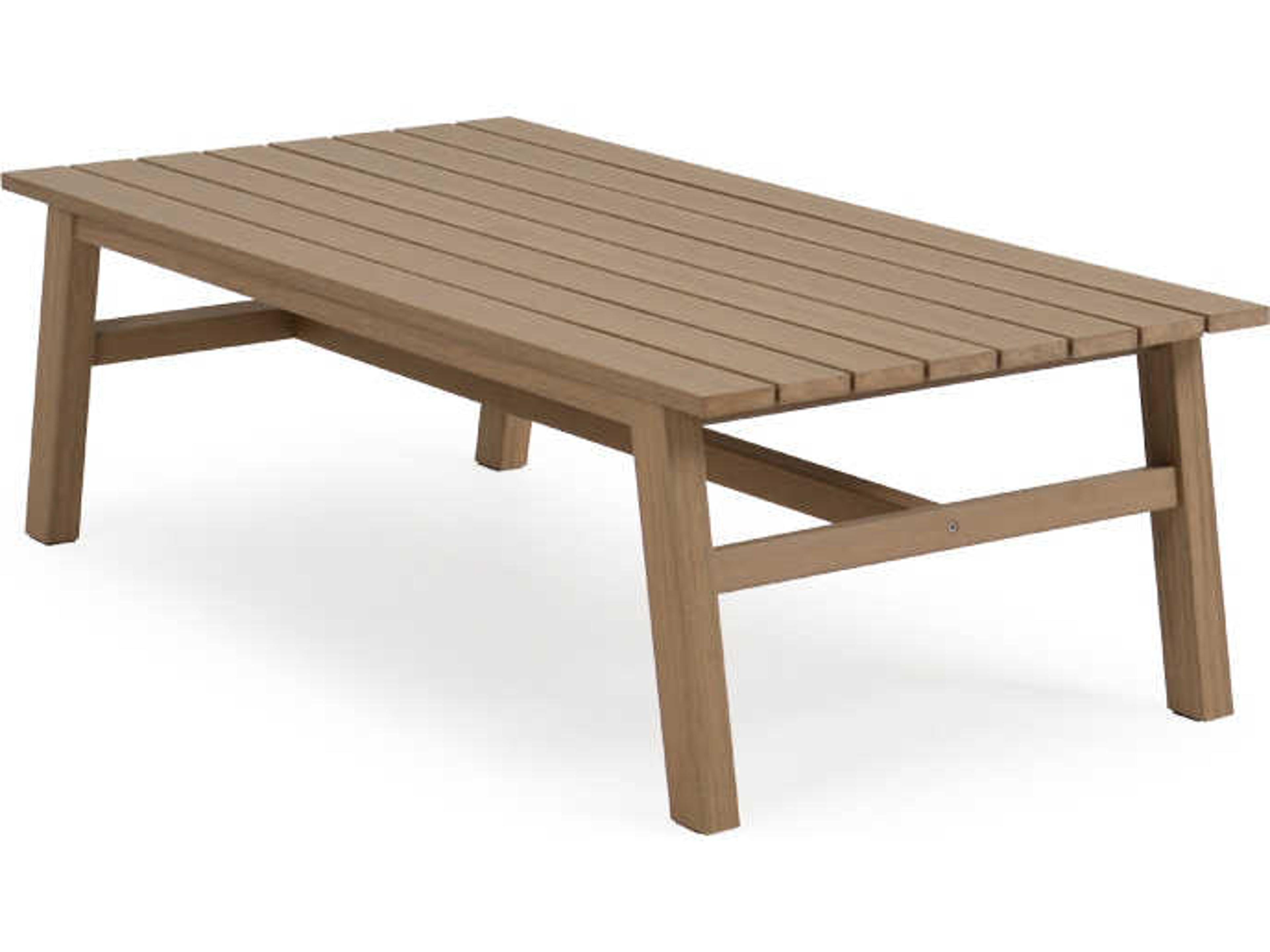 Watermark Living Miramar Teak Rectangular Outdoor Coffee Table