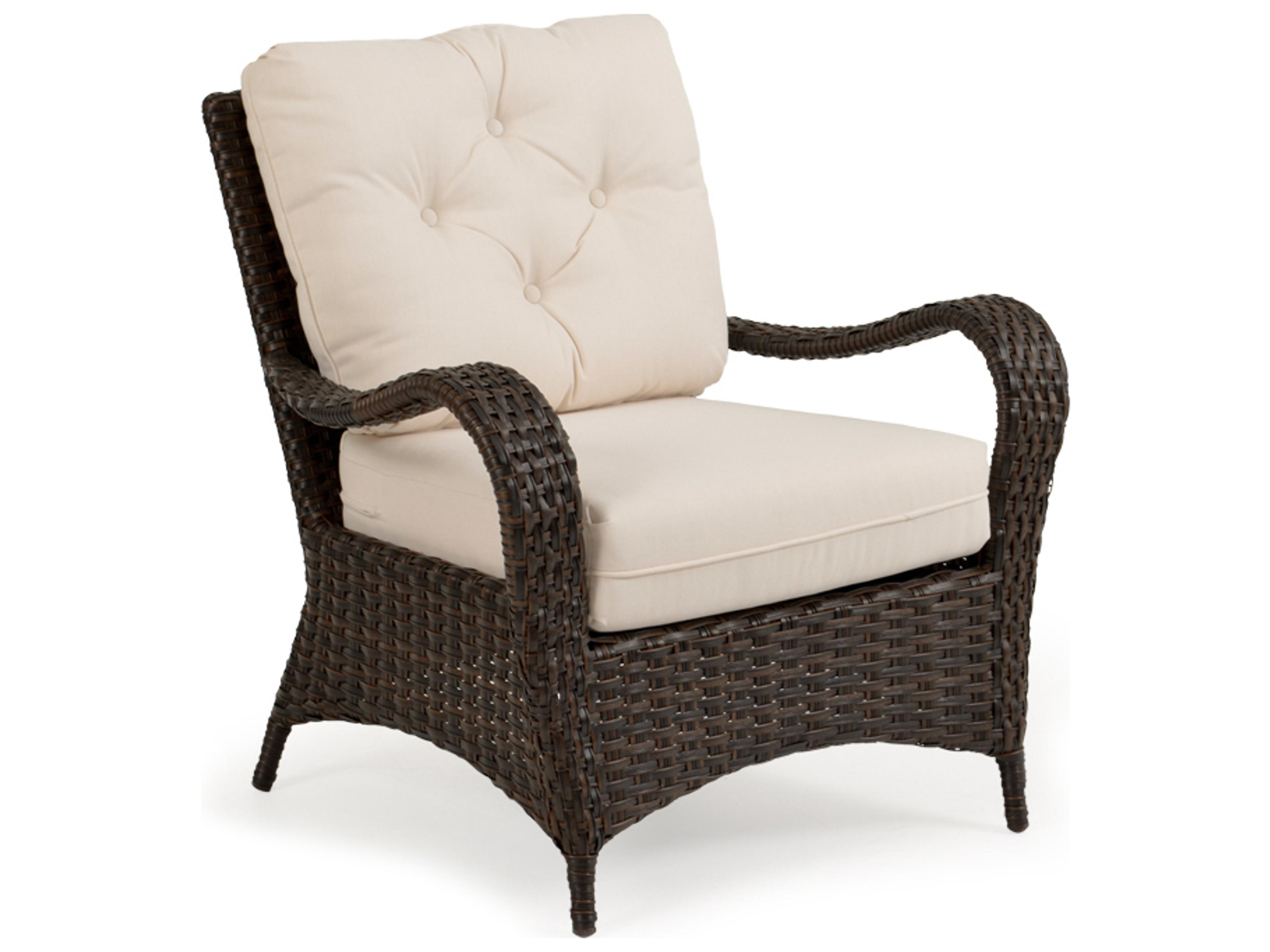 Alexandria Wicker Outdoor Patio Lounge Chair