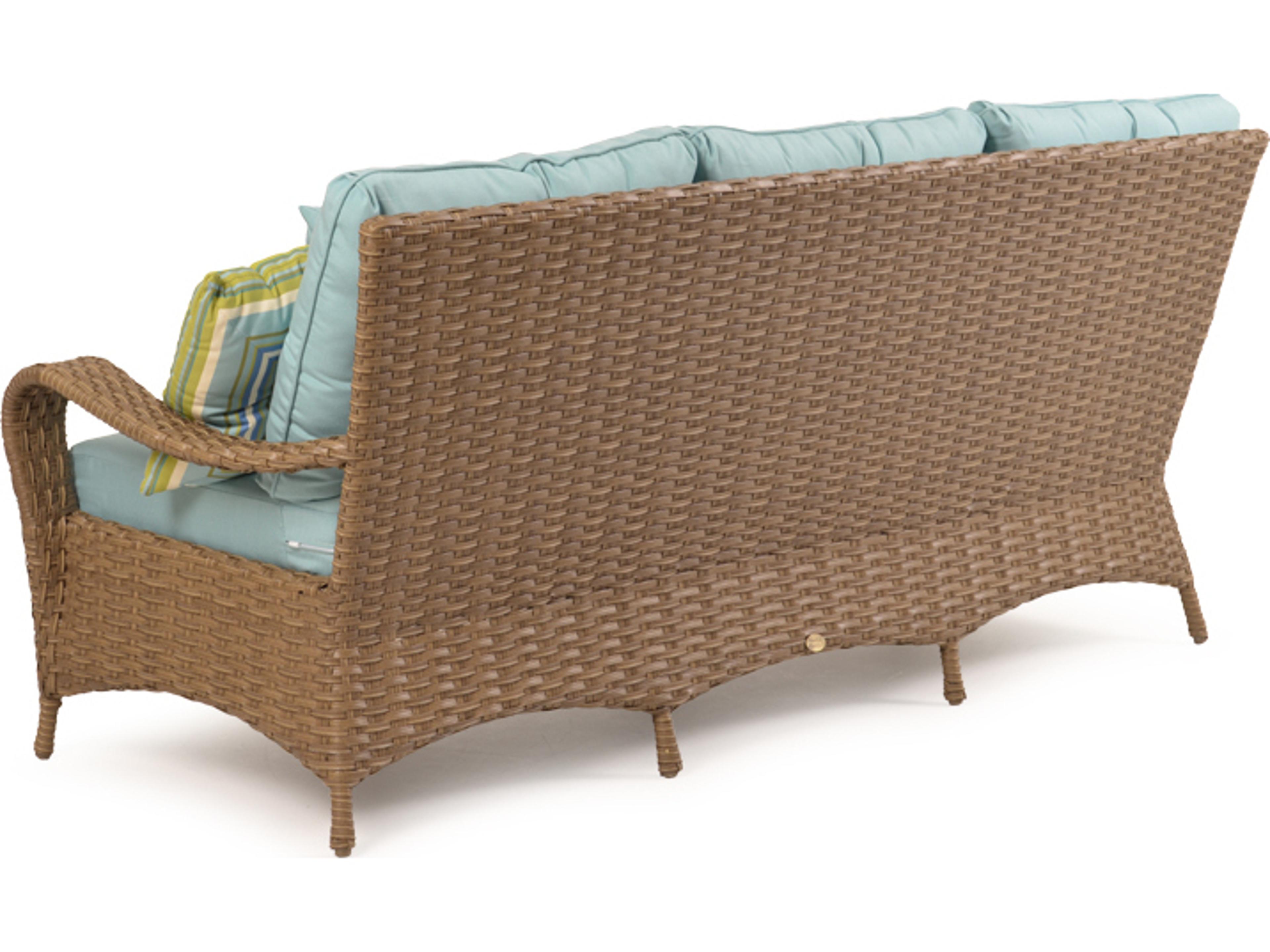 Watermark Living Alexandria Wicker Patio Sofa