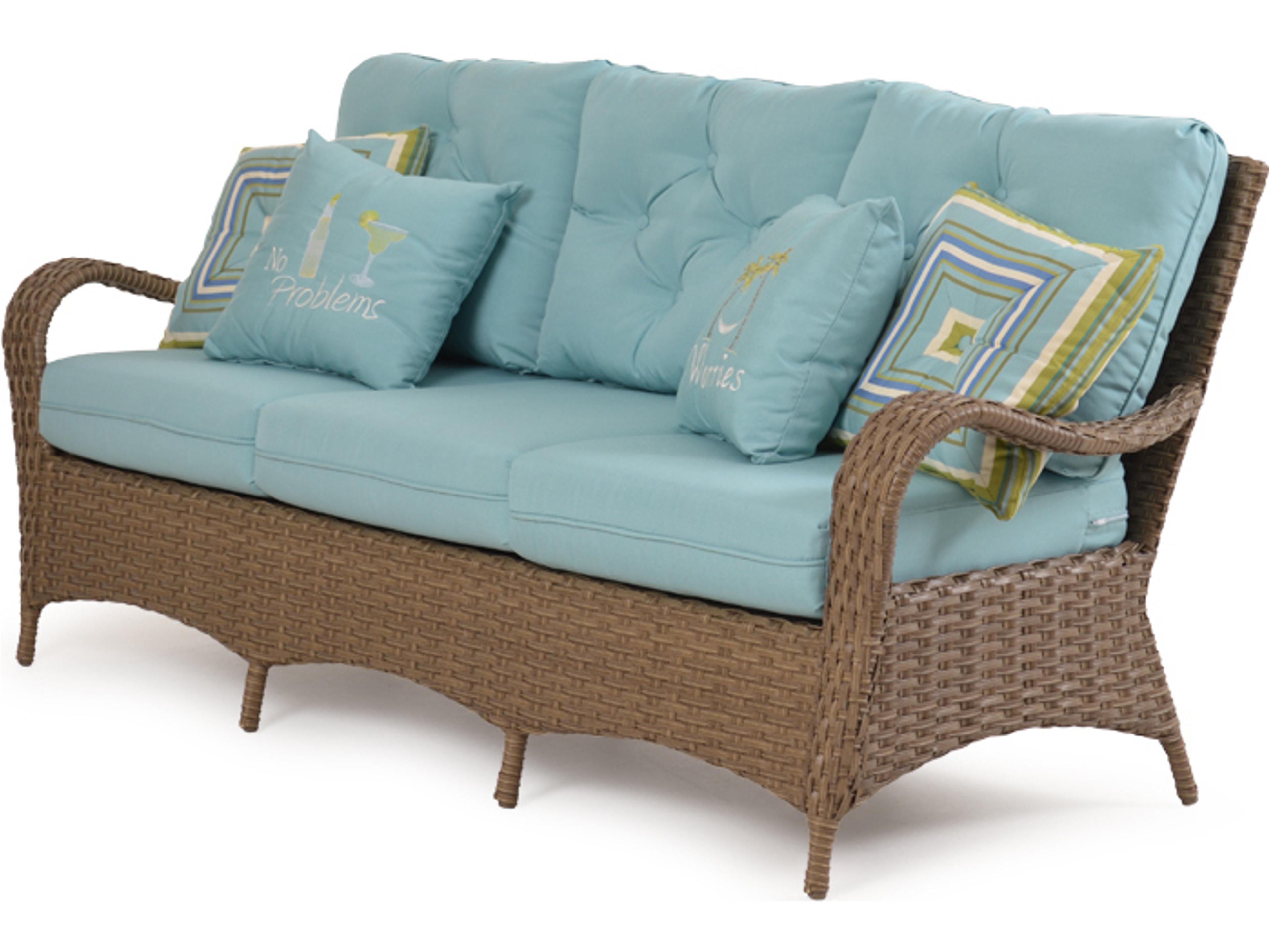 Watermark Living Alexandria Wicker Patio Sofa
