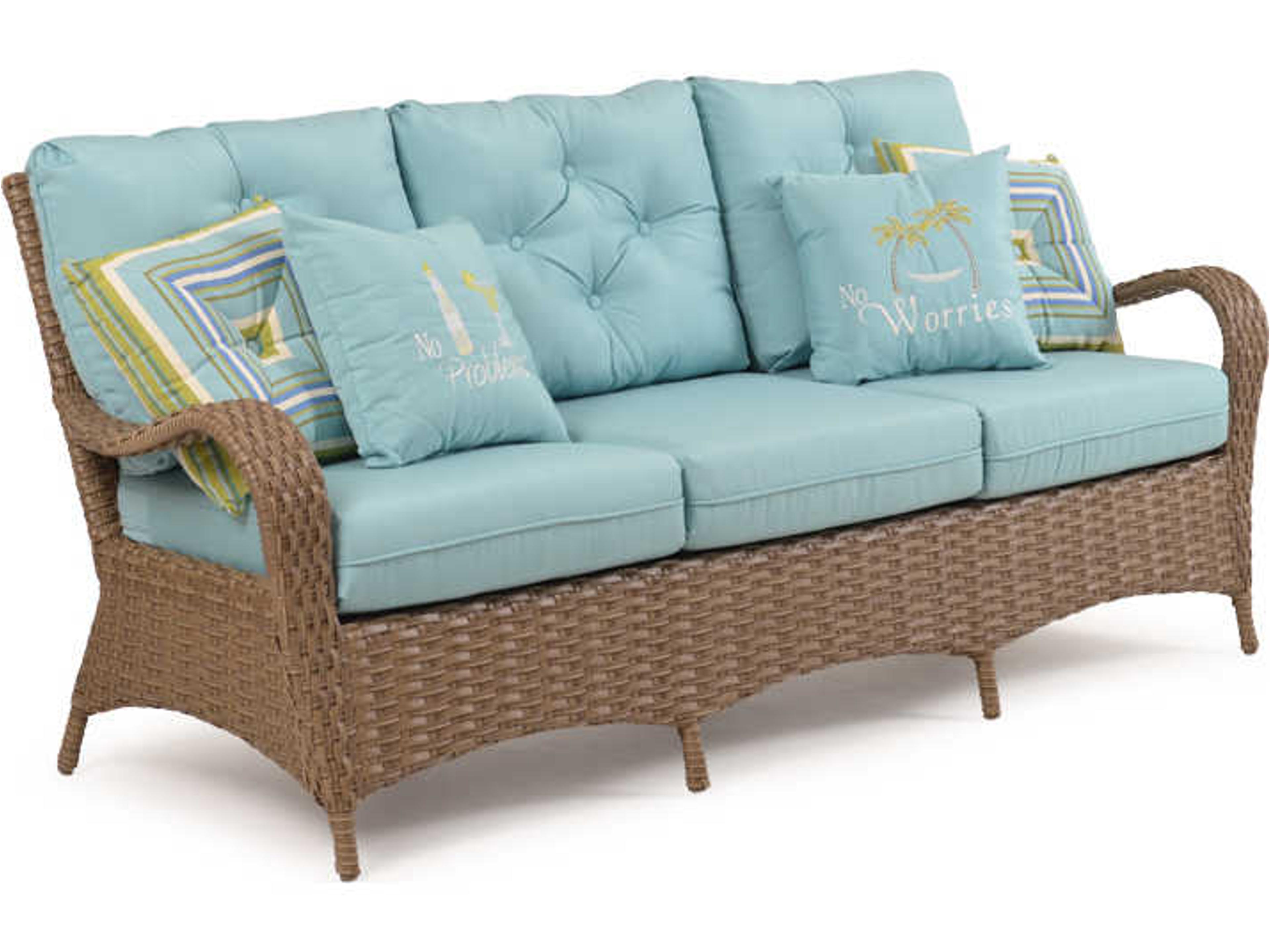 Quick Ship Alexandria Wicker Outdoor Sofa