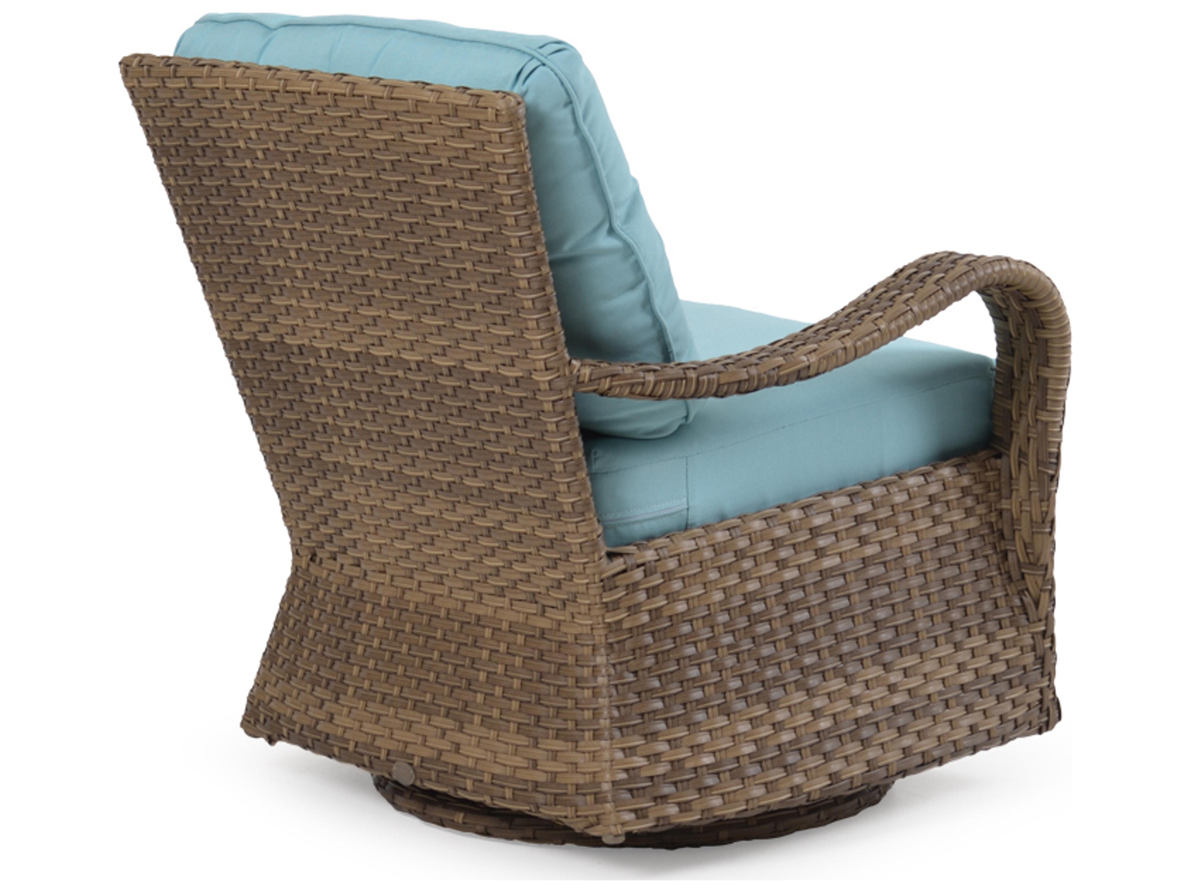 Watermark Living Alexandria Wicker Swivel Glider Outdoor Lounge Chair