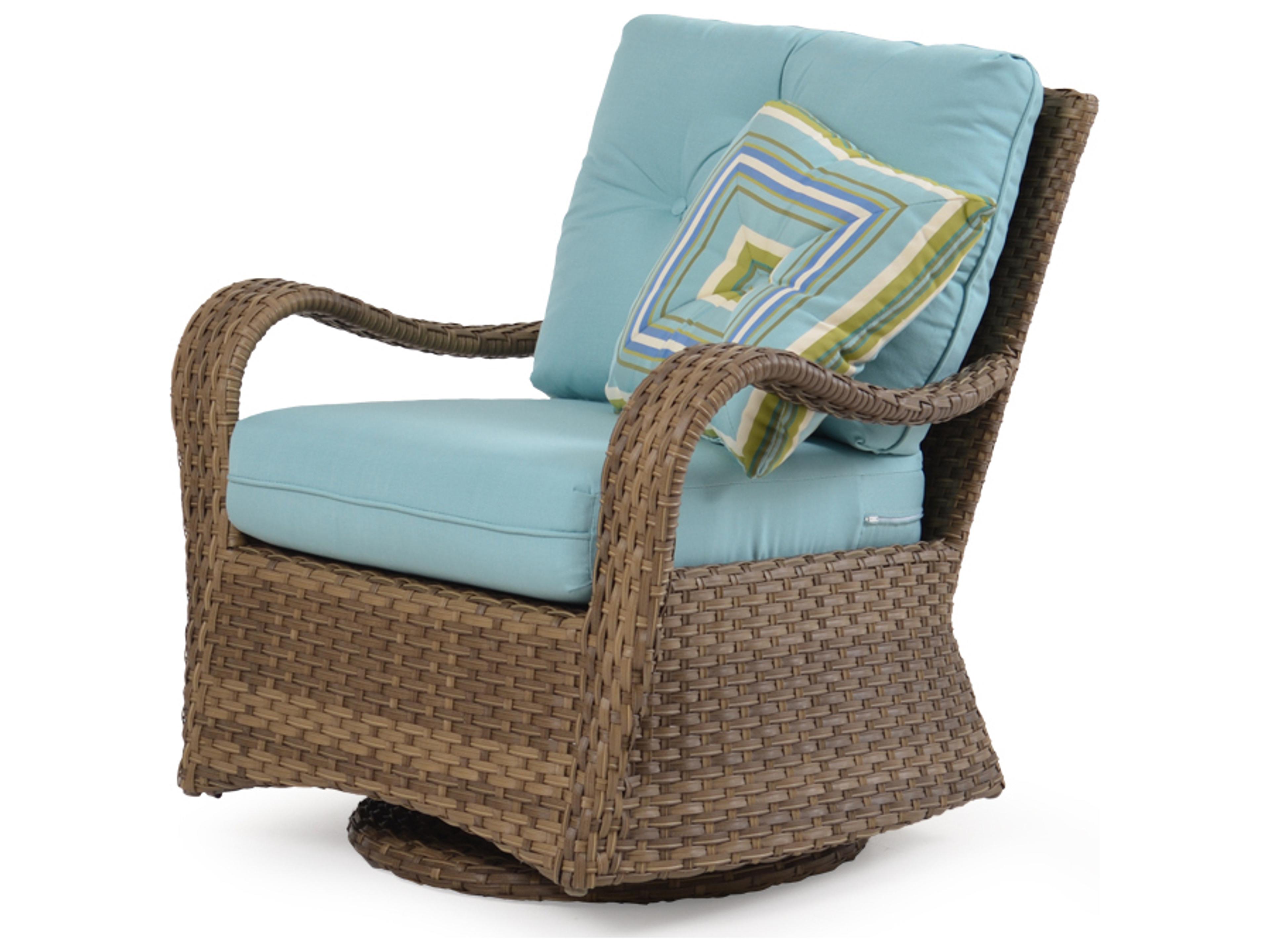 Watermark Living Alexandria Wicker Swivel Glider Outdoor Lounge Chair