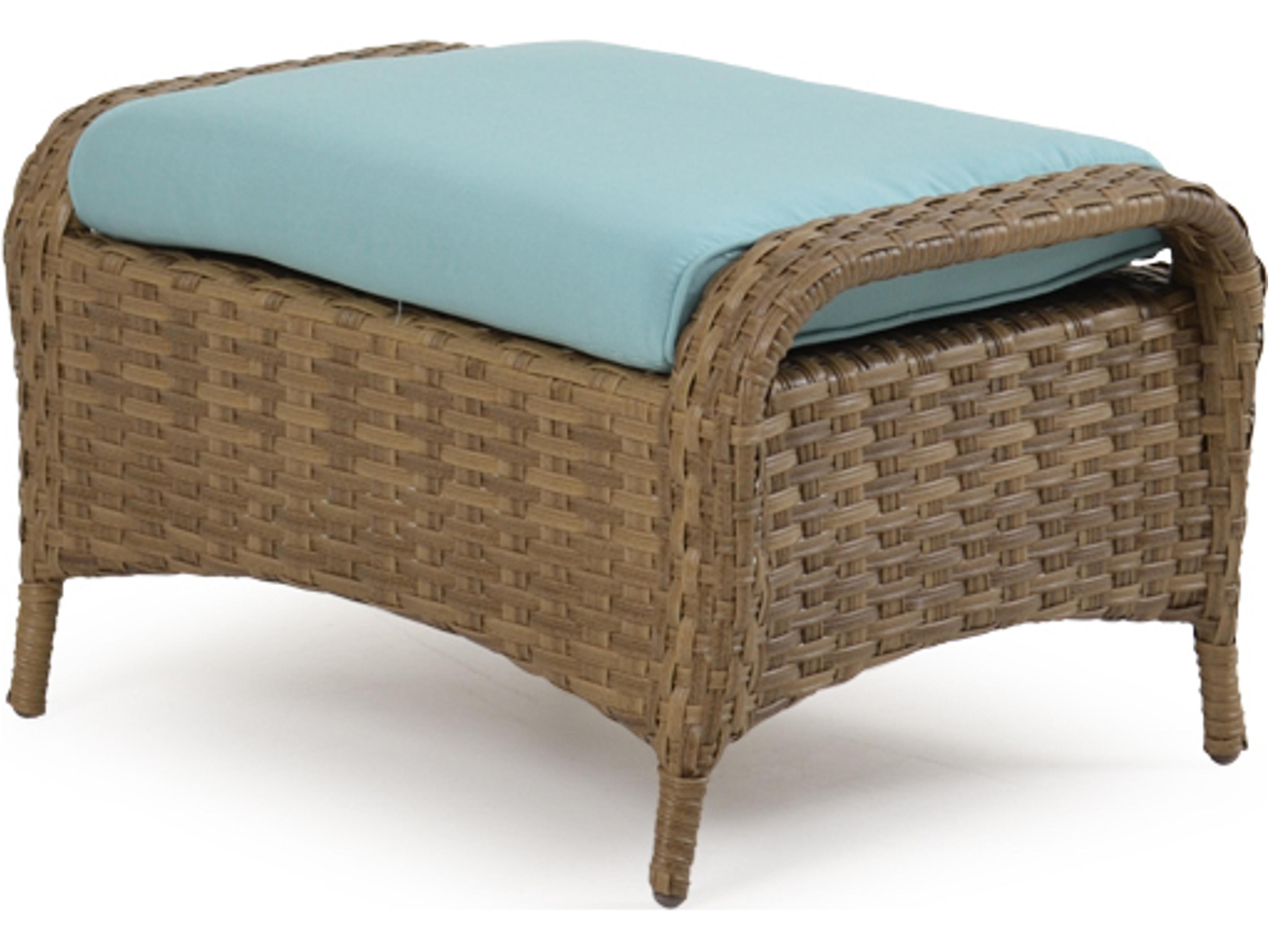 Watermark Living Alexandria Wicker Outdoor Ottoman
