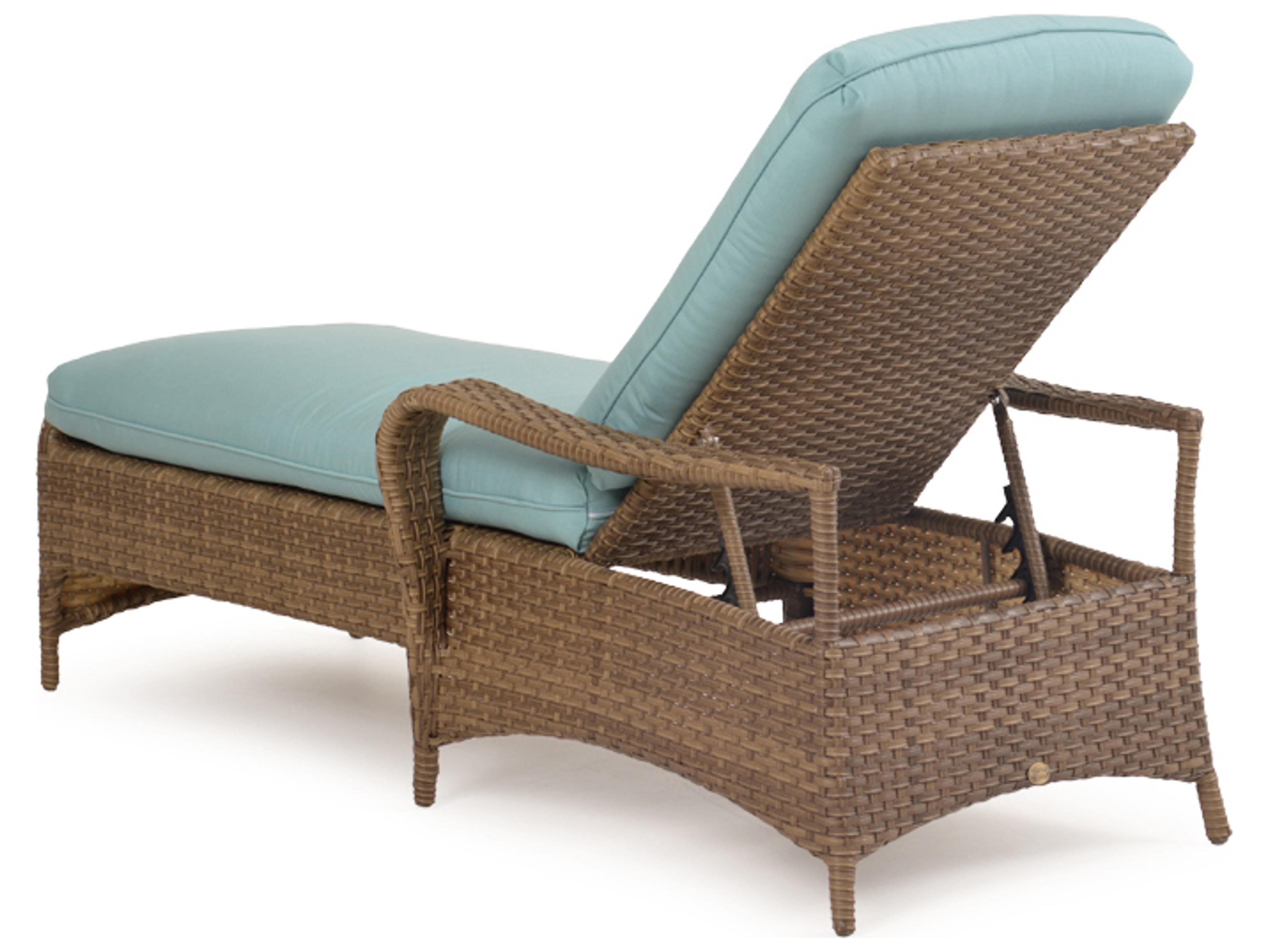 Watermark Living Alexandria Wicker Outdoor Patio Chaise Lounge
