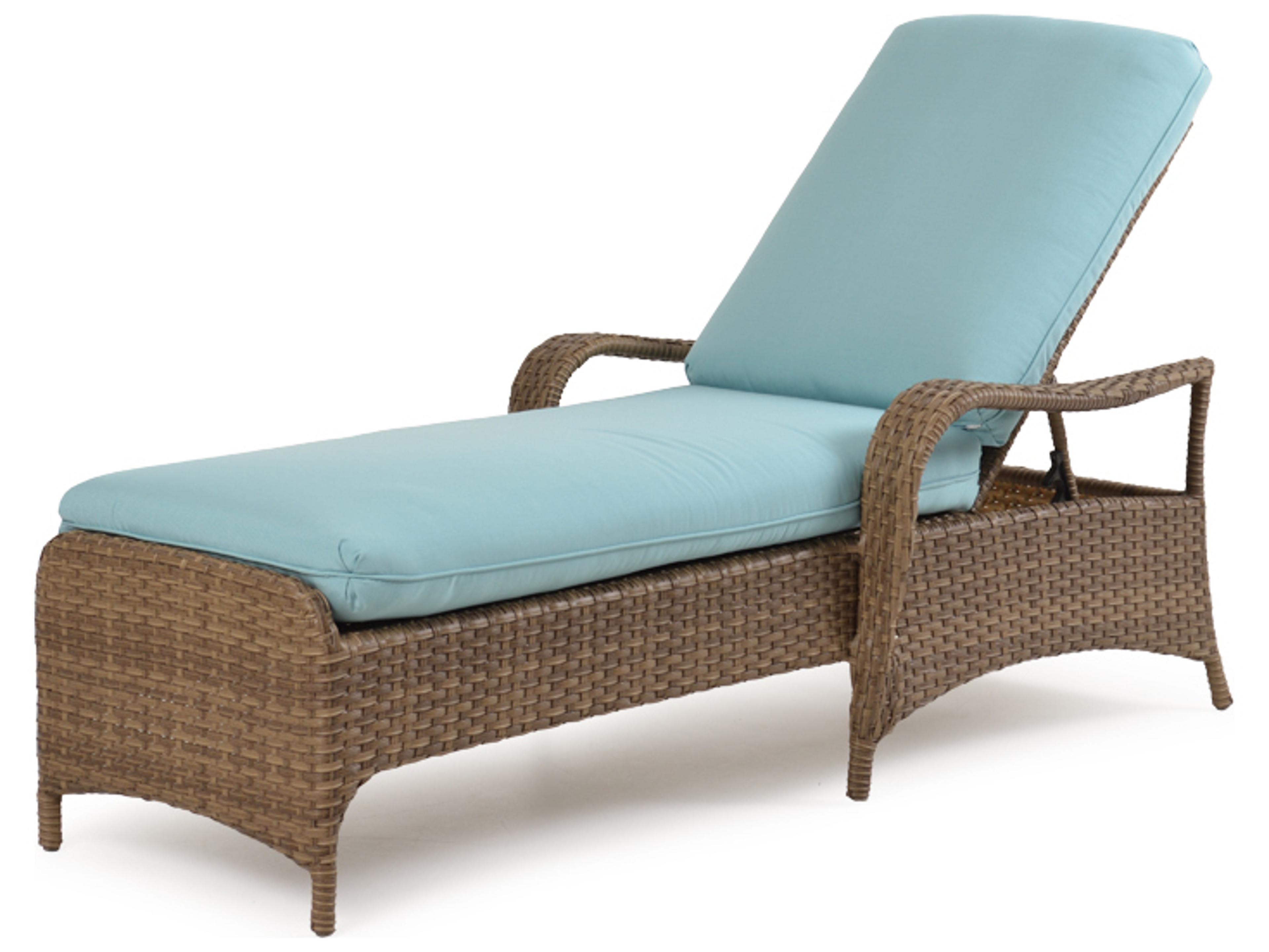 Watermark Living Alexandria Wicker Outdoor Patio Chaise Lounge