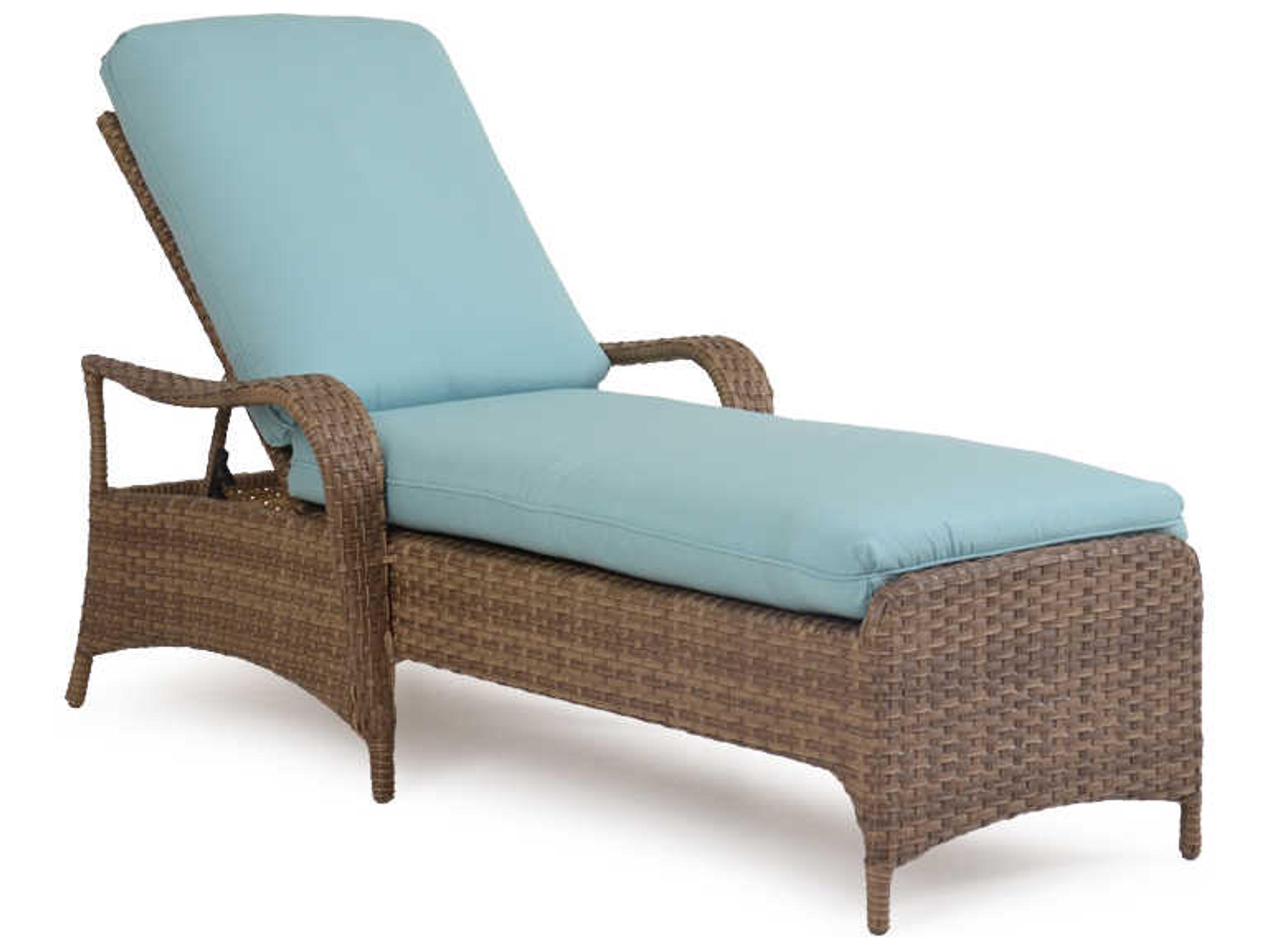 Quick Ship Alexandria Wicker Patio Chaise Lounge