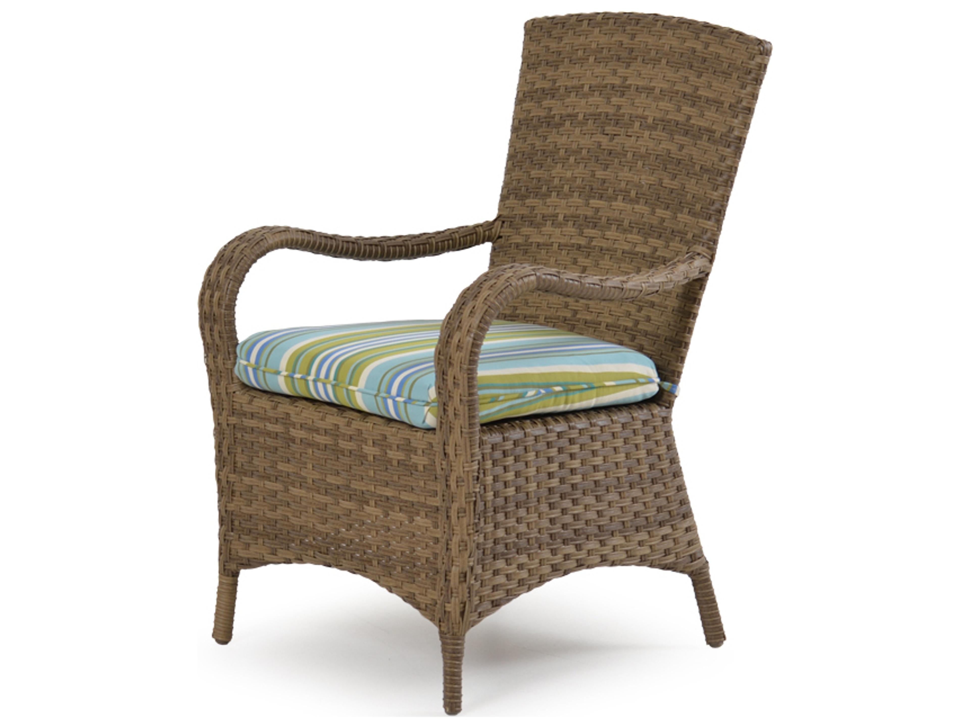 Watermark Living Alexandria Wicker Patio Dining Arm Chair