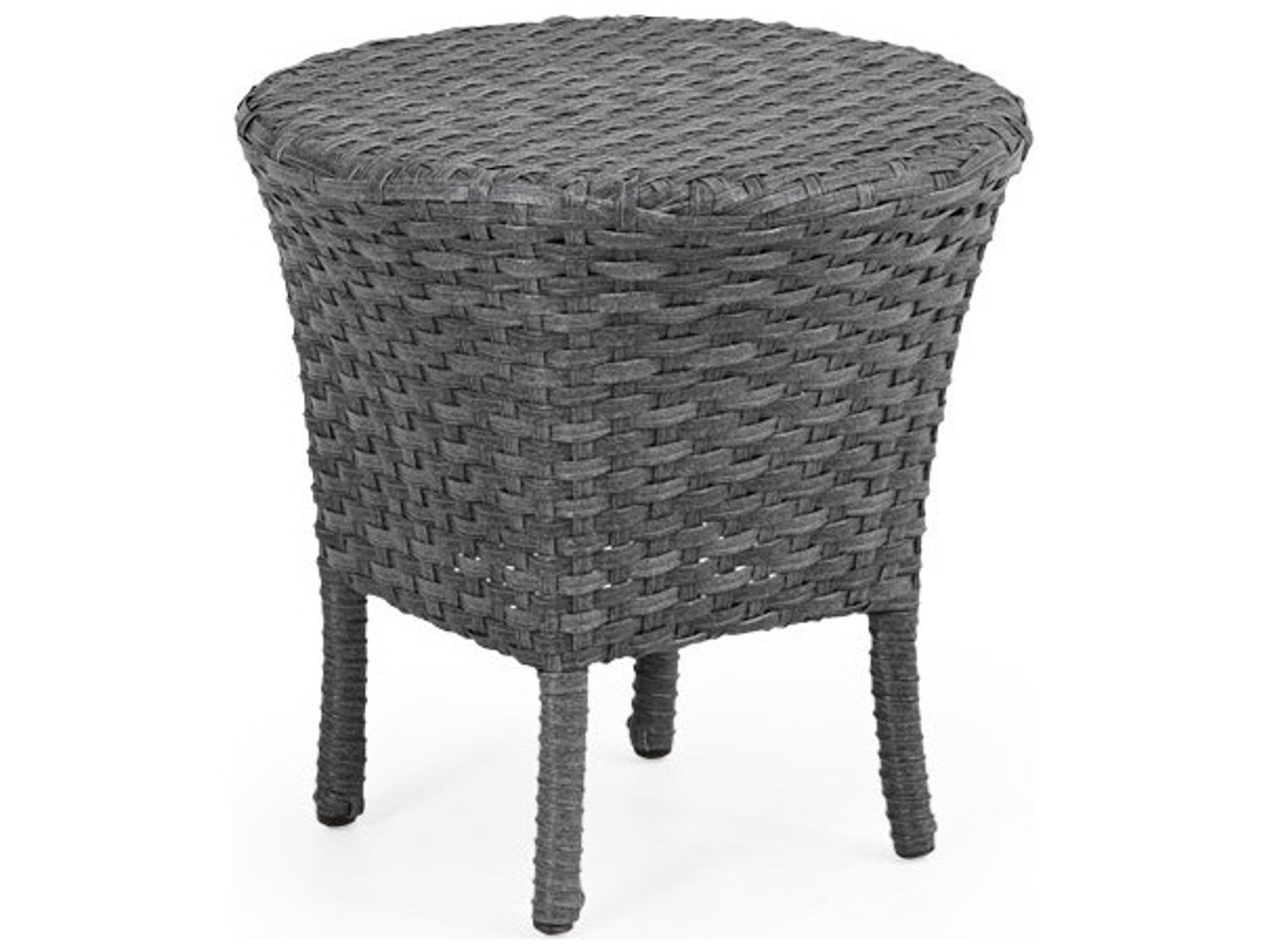 Watermark Living Alexandria Wicker Round Tea Table
