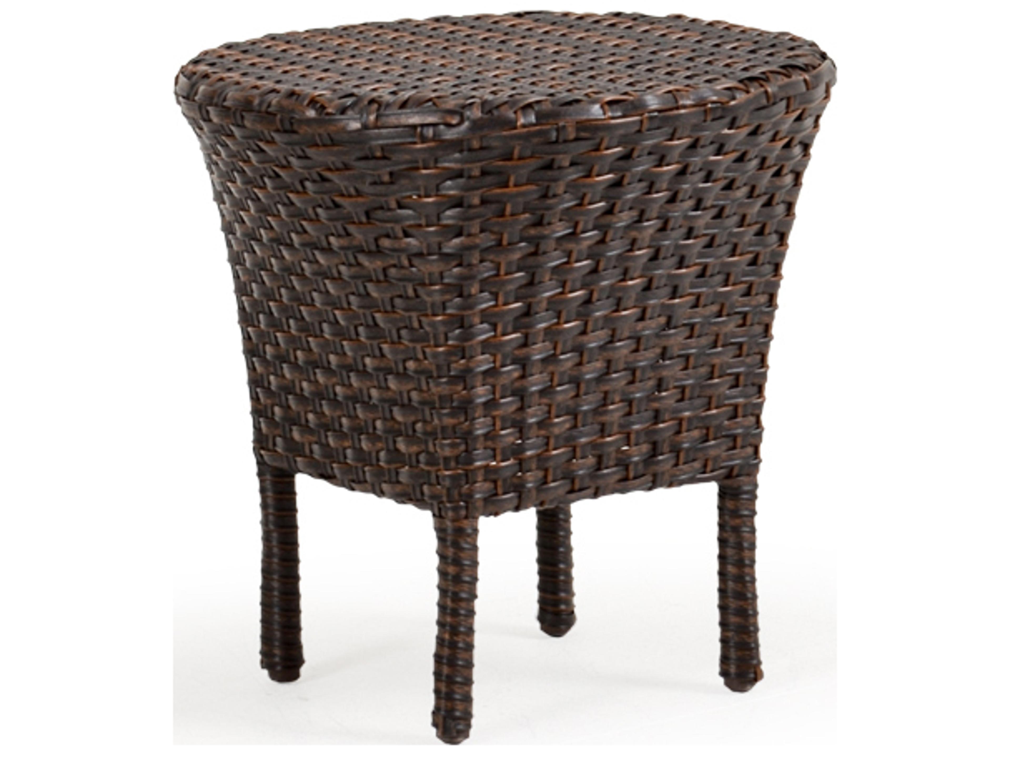 Watermark Living Alexandria Wicker Round Tea Table