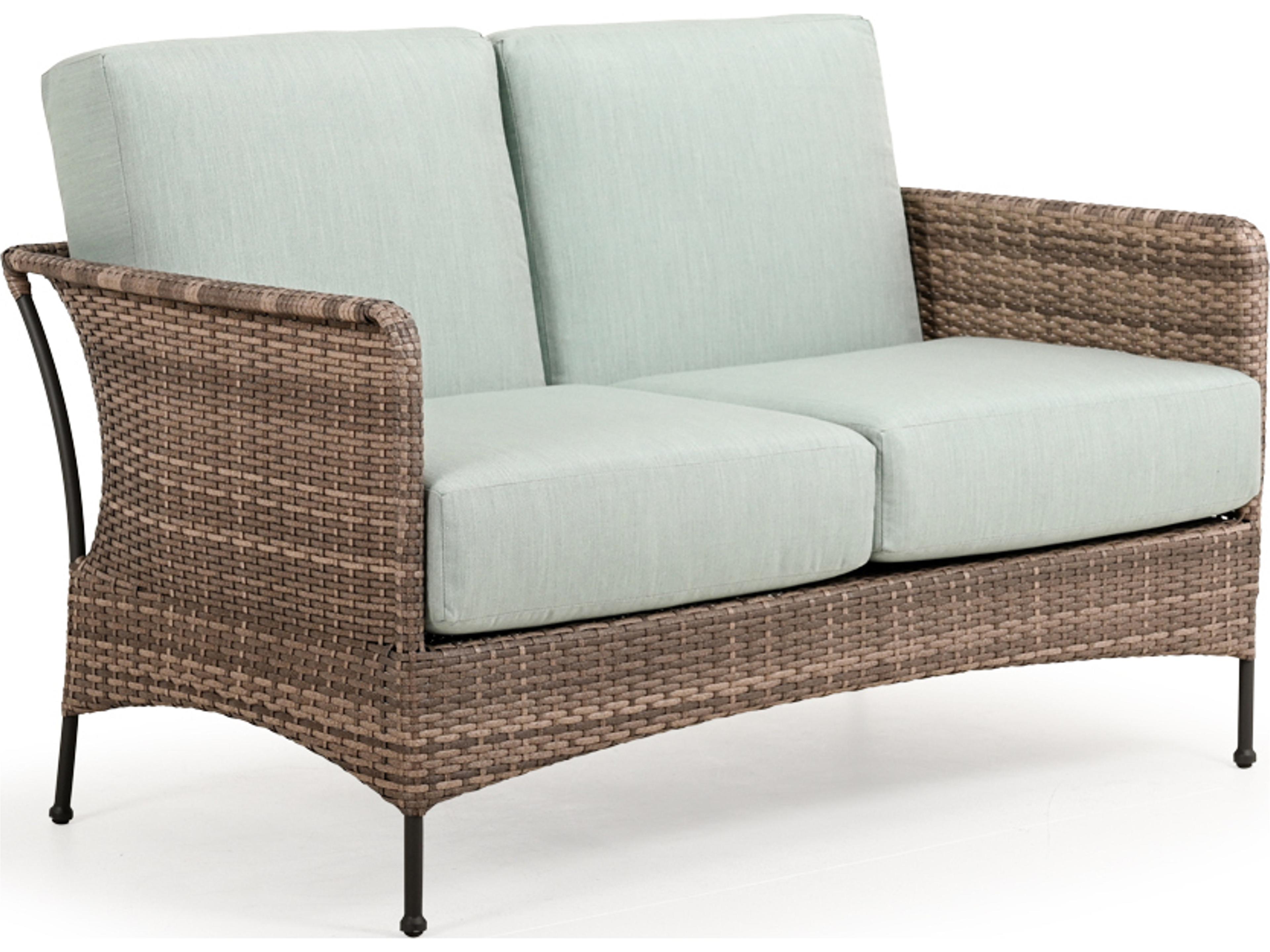 Augusta Wicker Outdoor Patio Loveseat