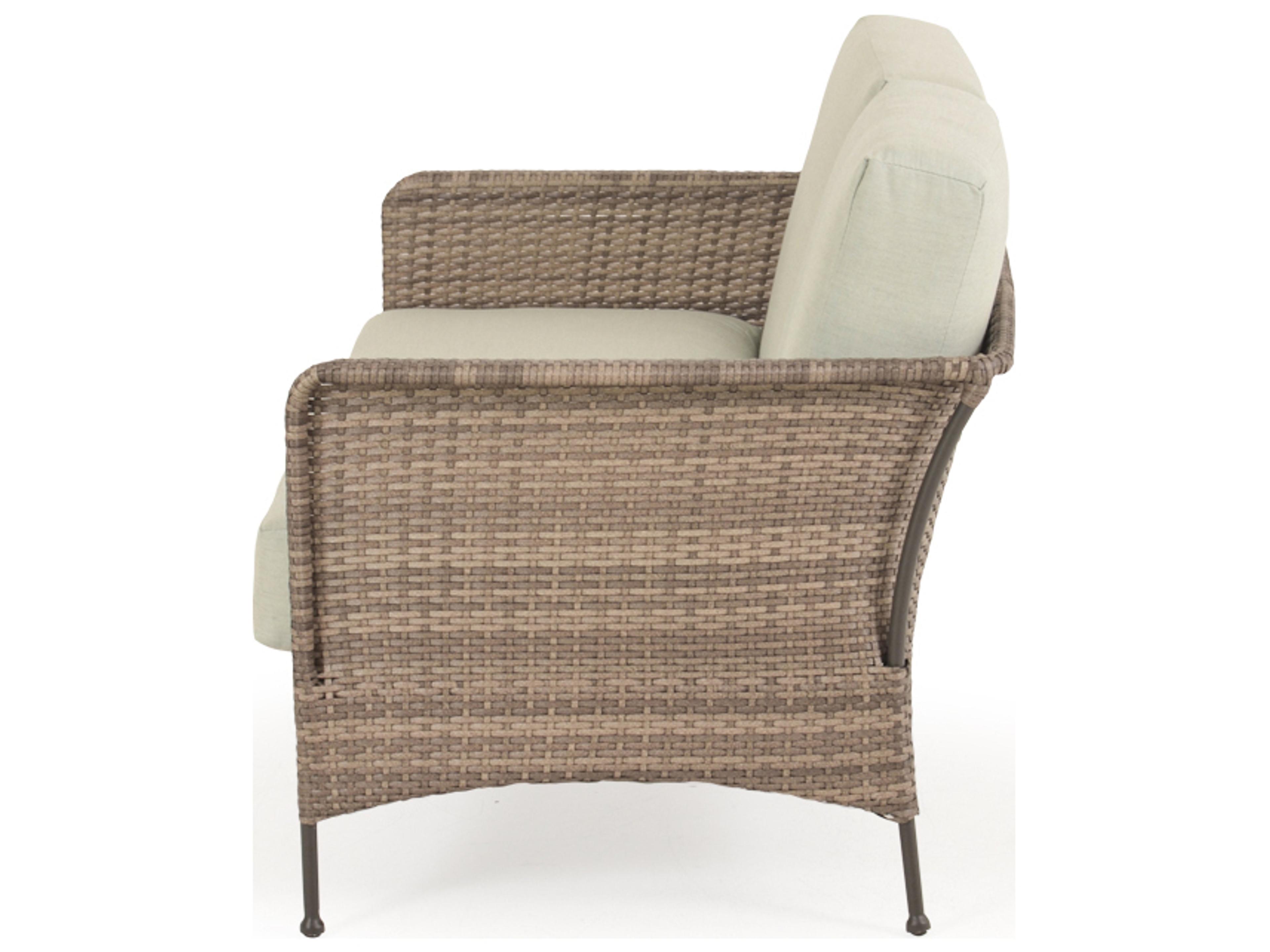 Watermark Living Augusta Wicker Outdoor Patio Loveseat