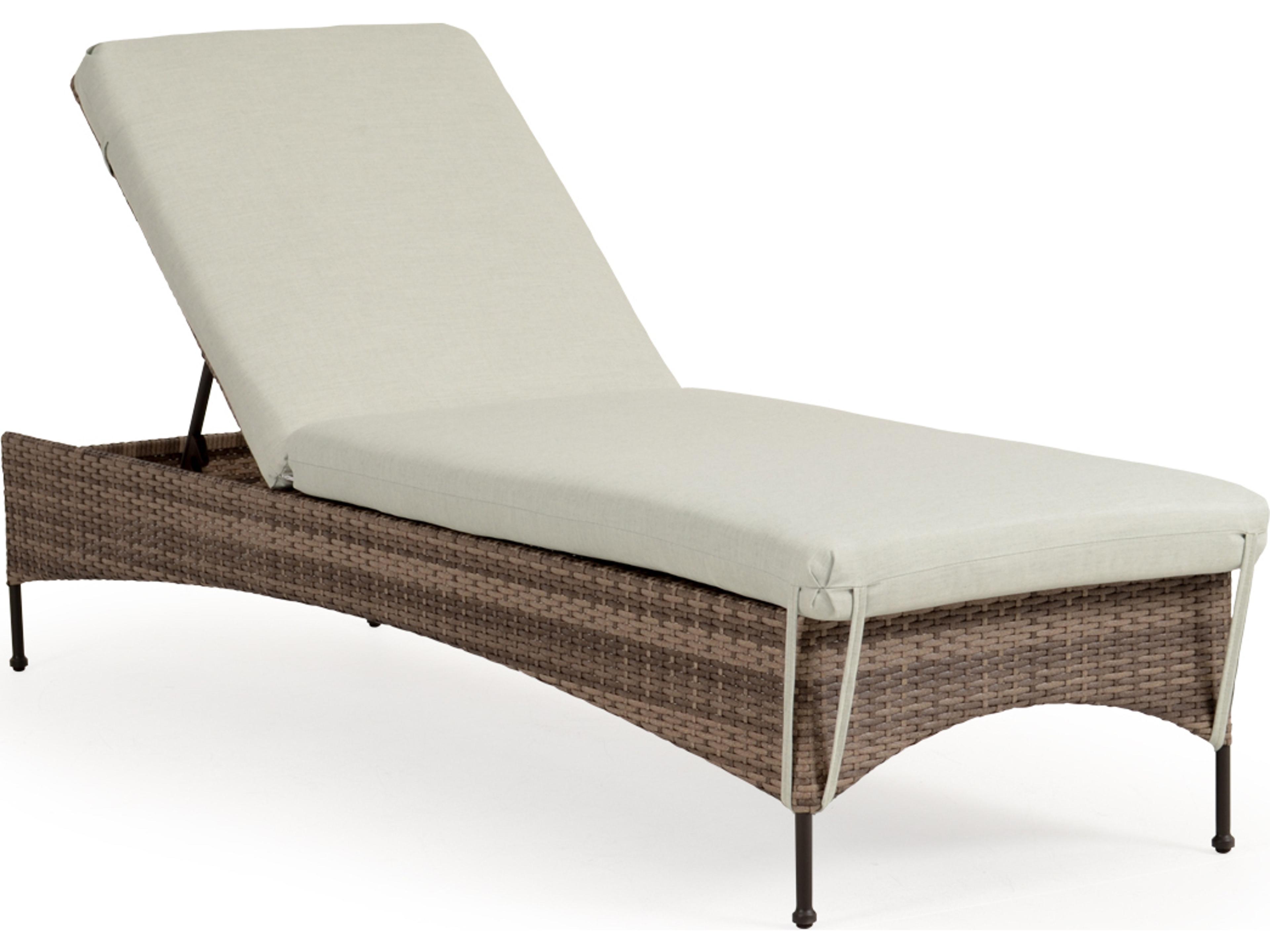 Watermark Living Augusta Wicker Adjustable Outdoor Chaise Lounge