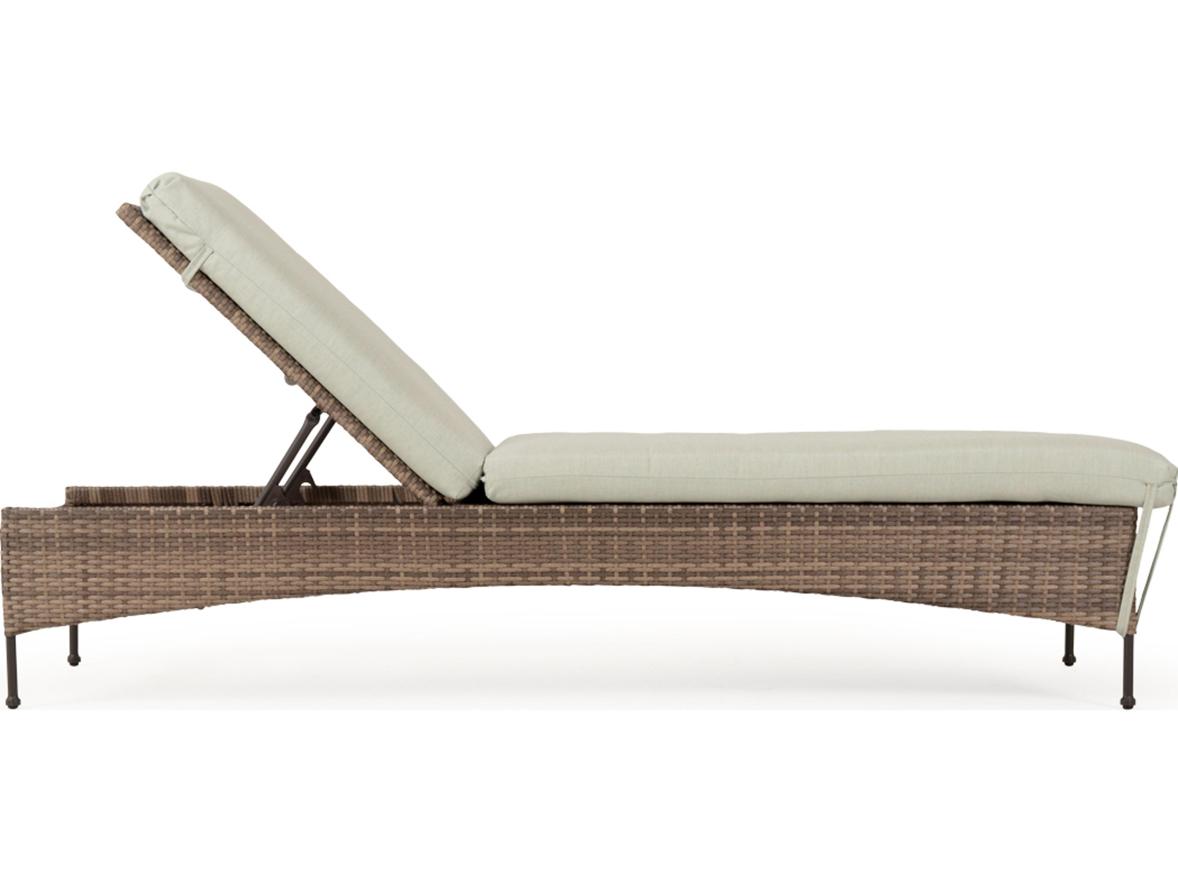 Watermark Living Augusta Wicker Adjustable Outdoor Chaise Lounge