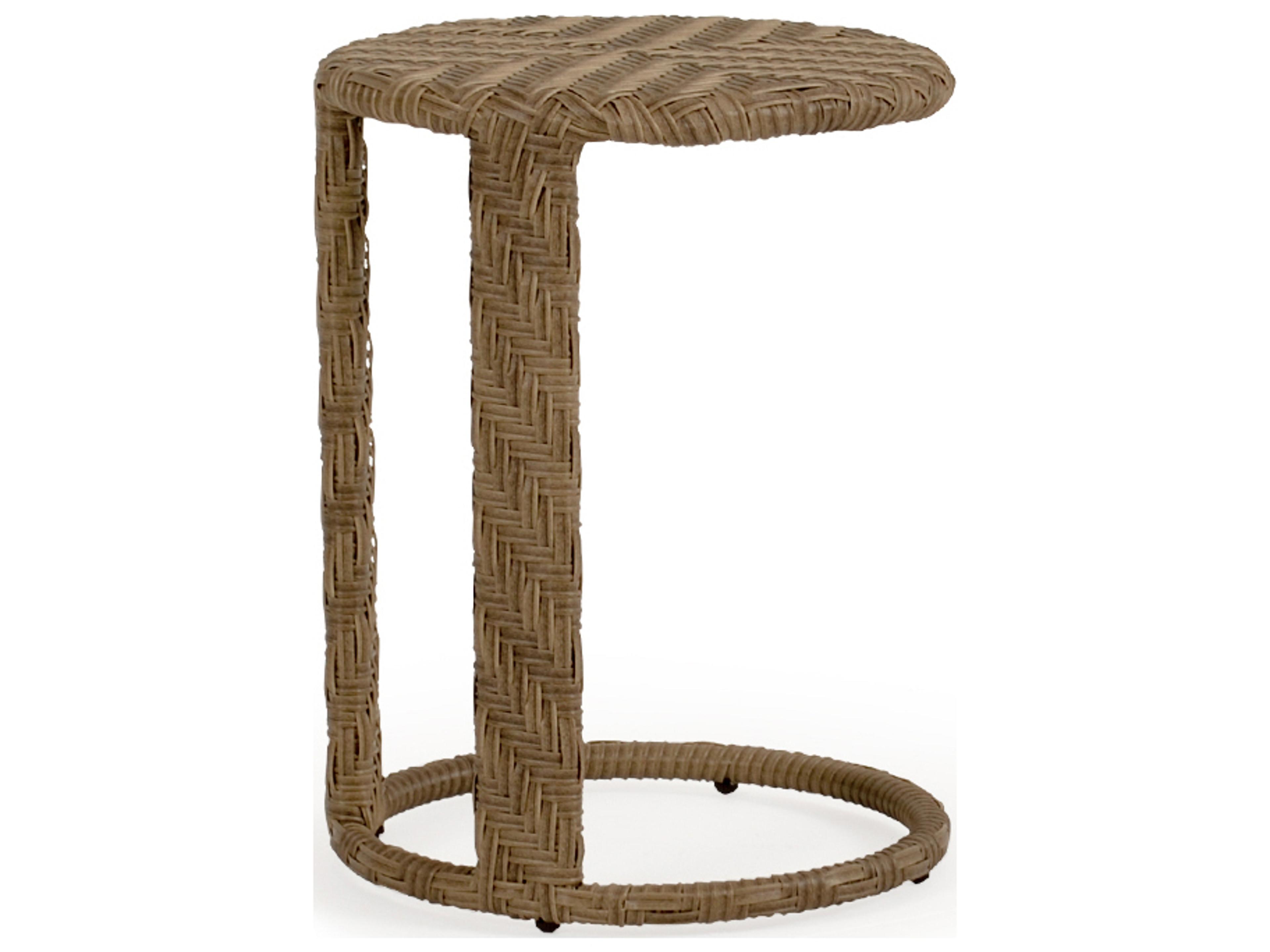 Seaside Wicker Round Tea Table