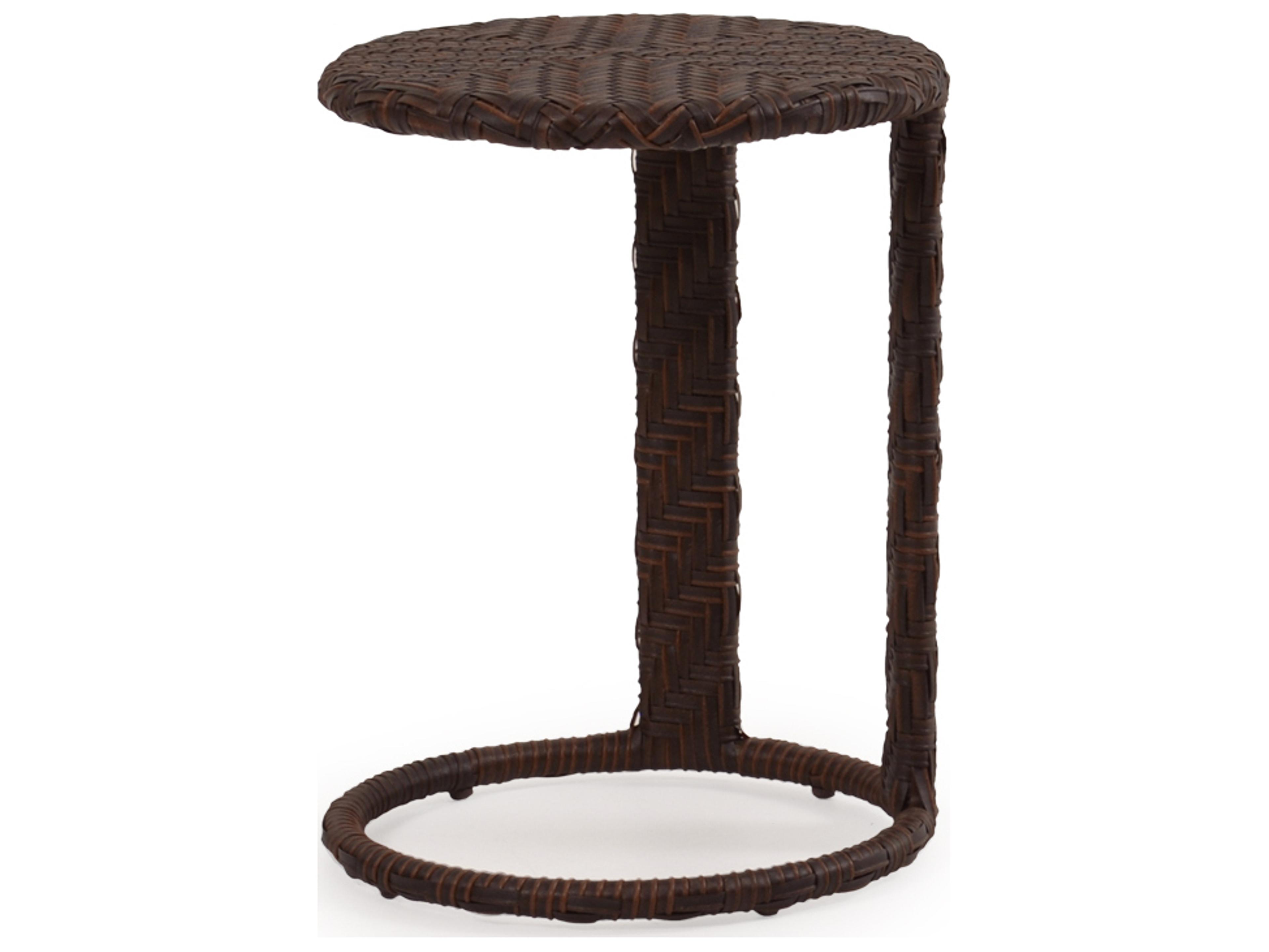 Watermark Living Seaside Wicker Round Tea Table