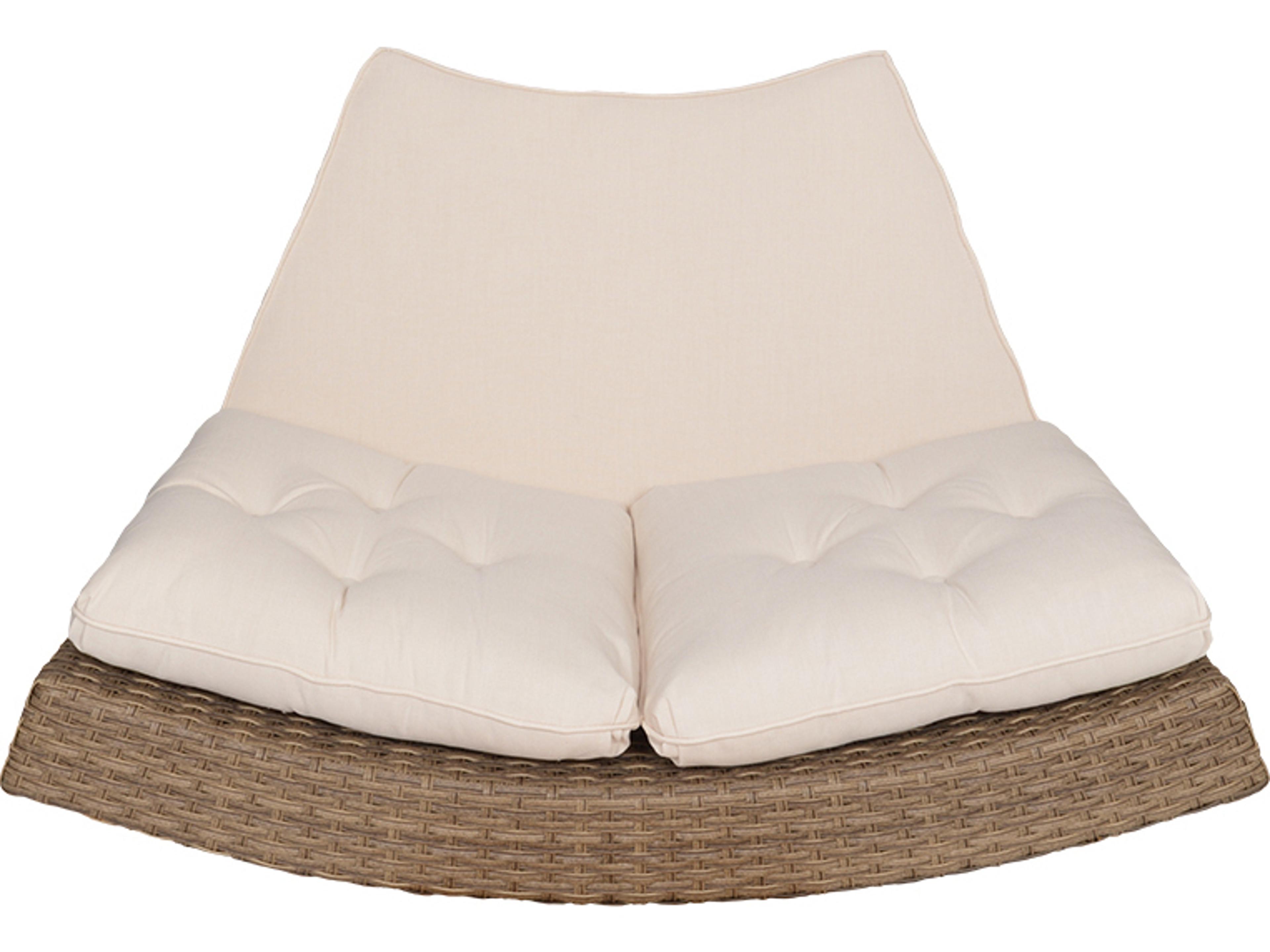 Watermark Living Seaside Wicker 45 Degree Corner Patio Lounge Chair