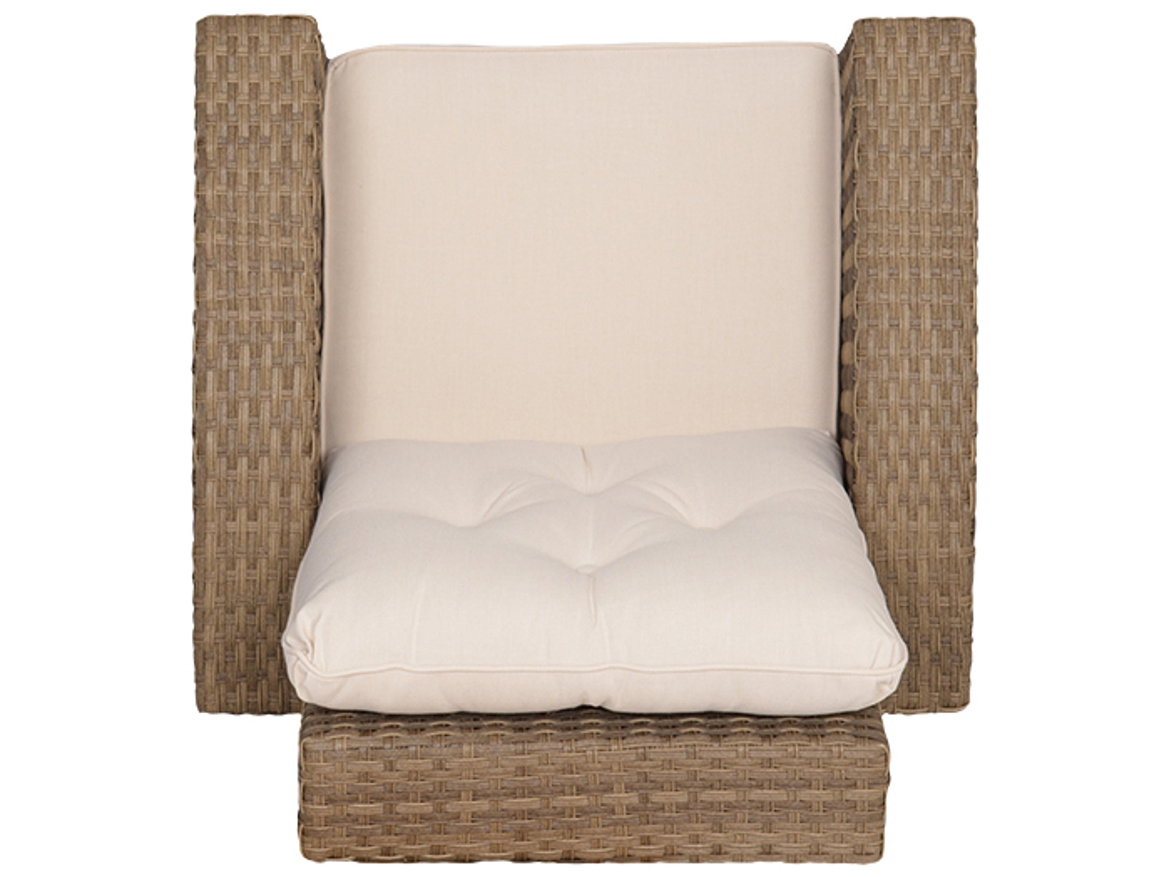 Watermark Living Seaside Wicker Outdoor Patio Lounge Chair