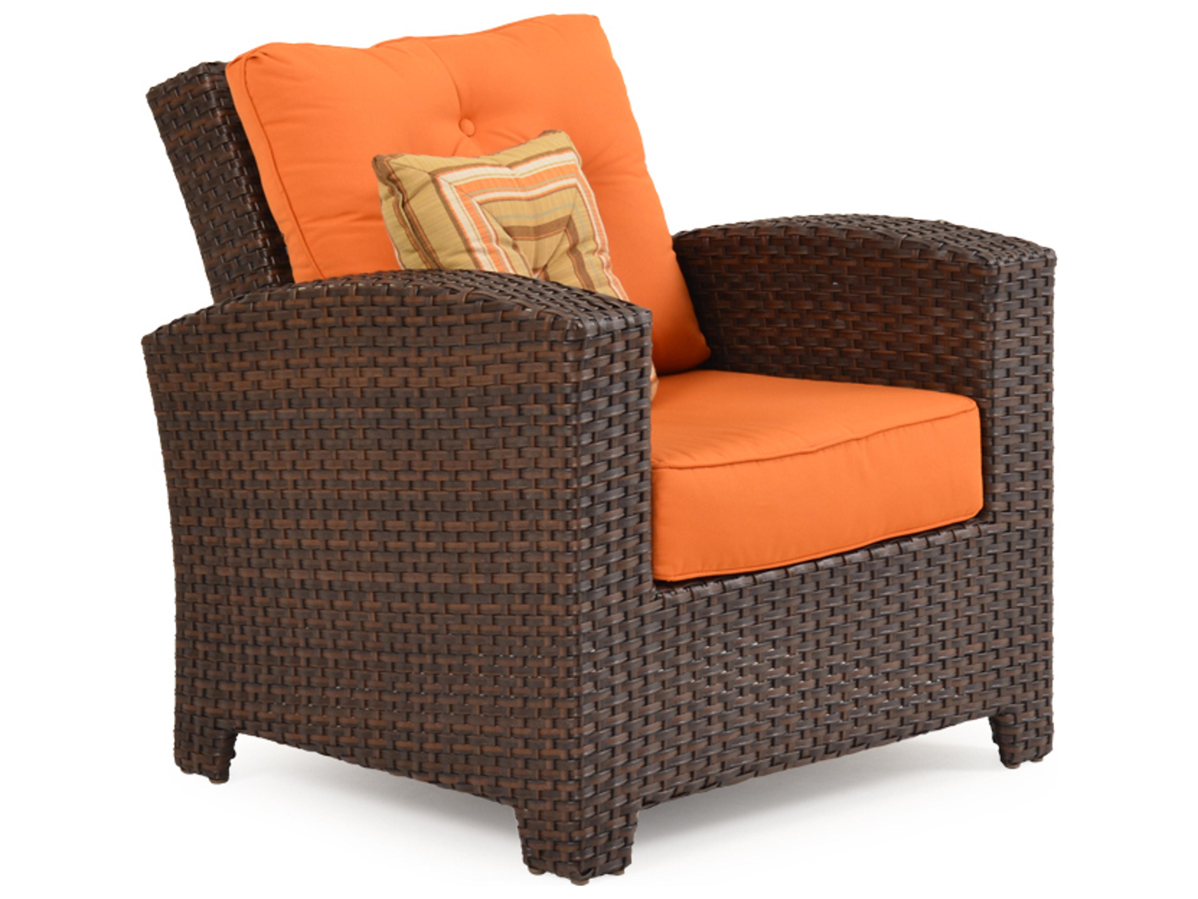 Watermark Living Seaside Wicker Outdoor Patio Lounge Chair