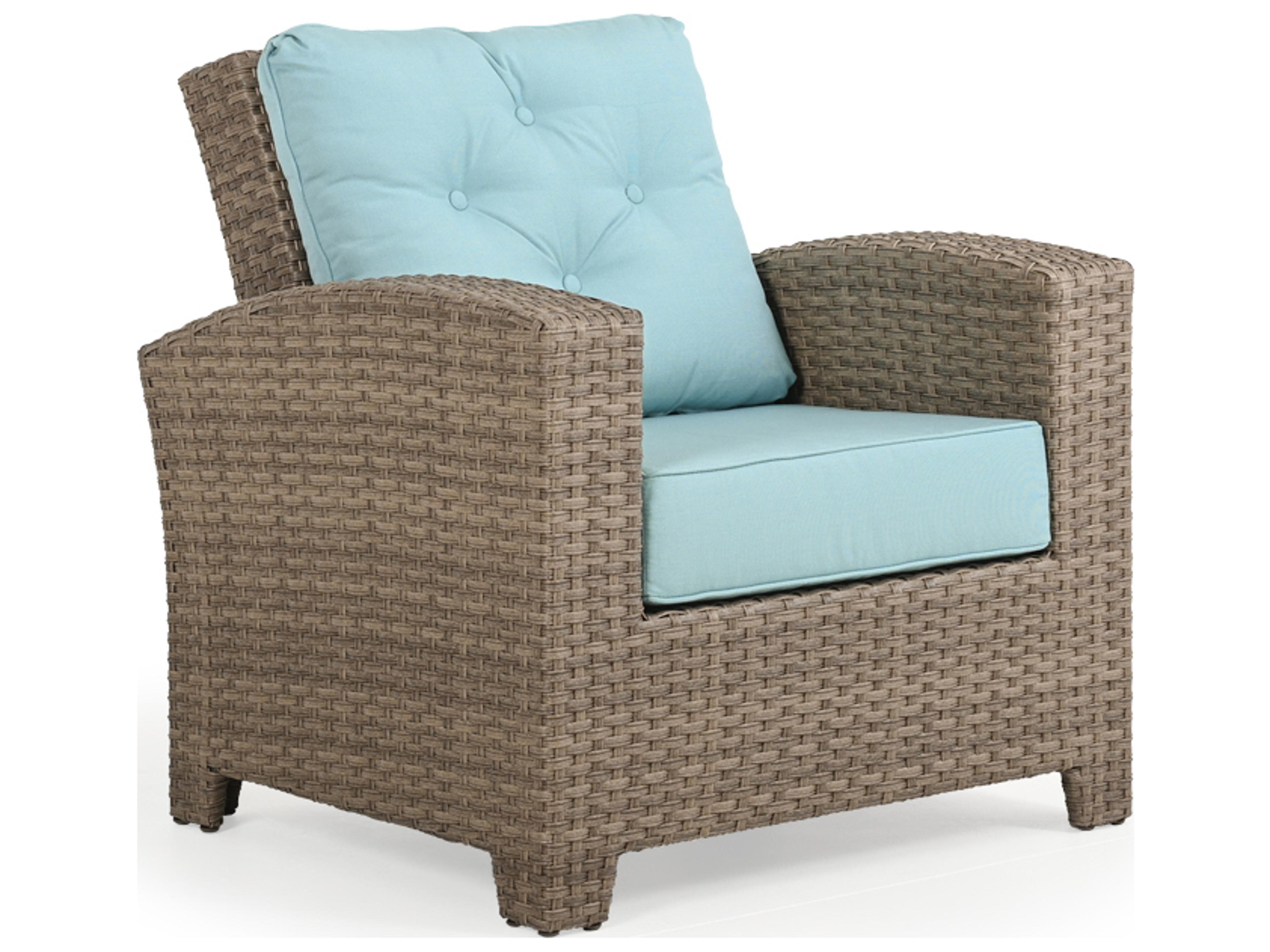 Watermark Living Seaside Wicker Reclining Patio Lounge Chair