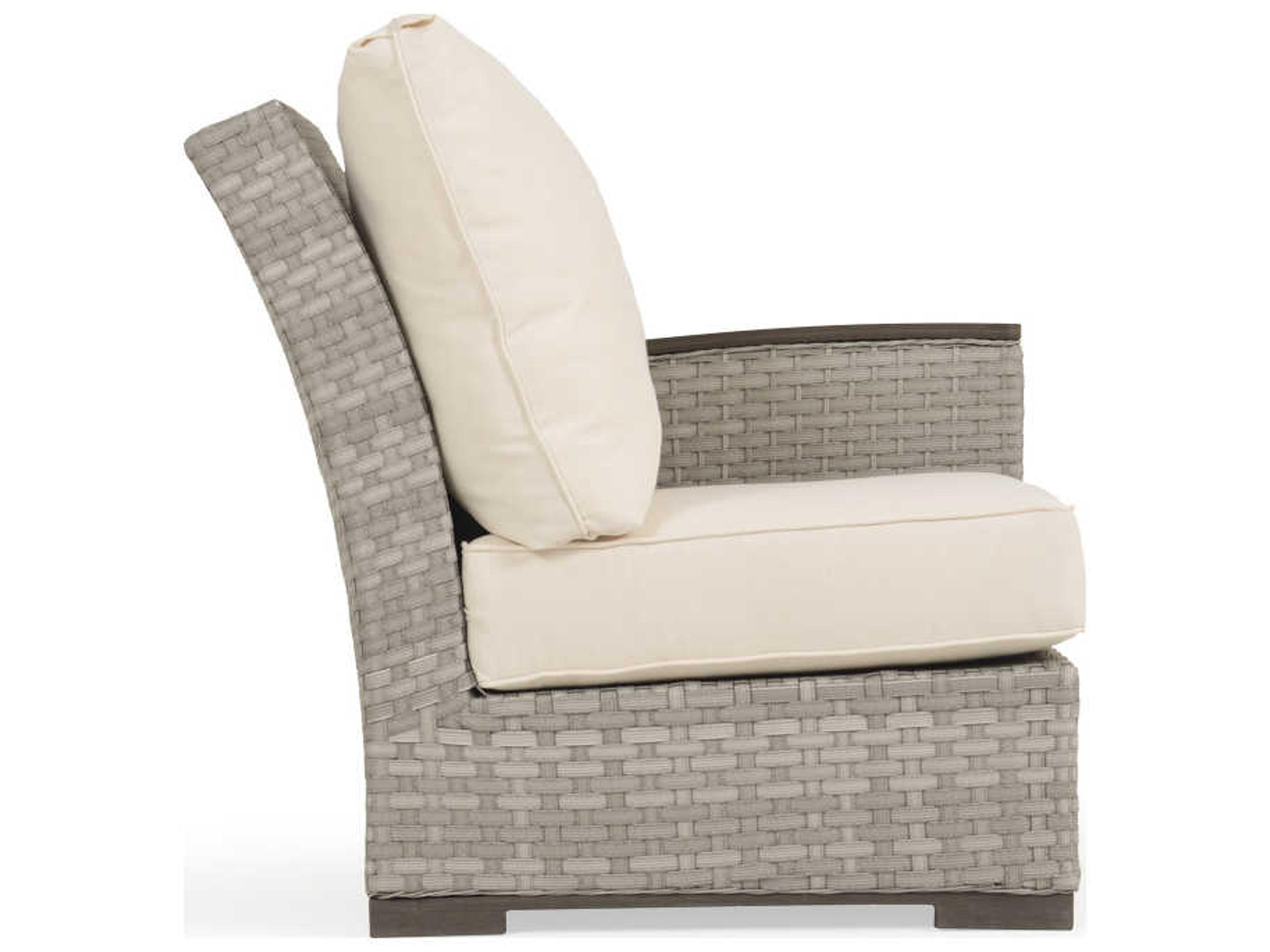 Watermark Living Adair Wicker Right Arm Facing Outdoor Lounge Chair