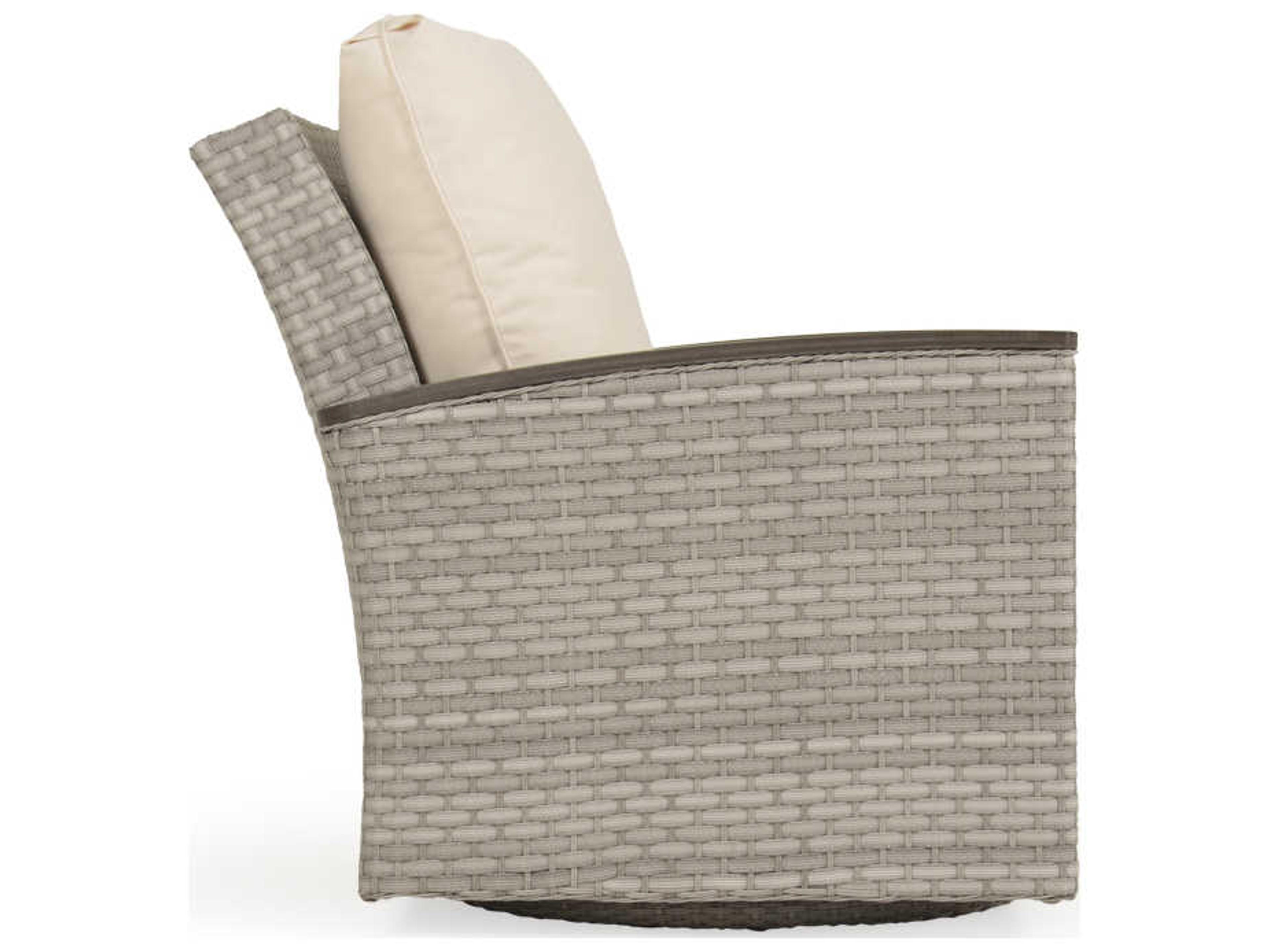 Watermark Living Adair Wicker Swivel Glider Outdoor Patio Lounge Chair