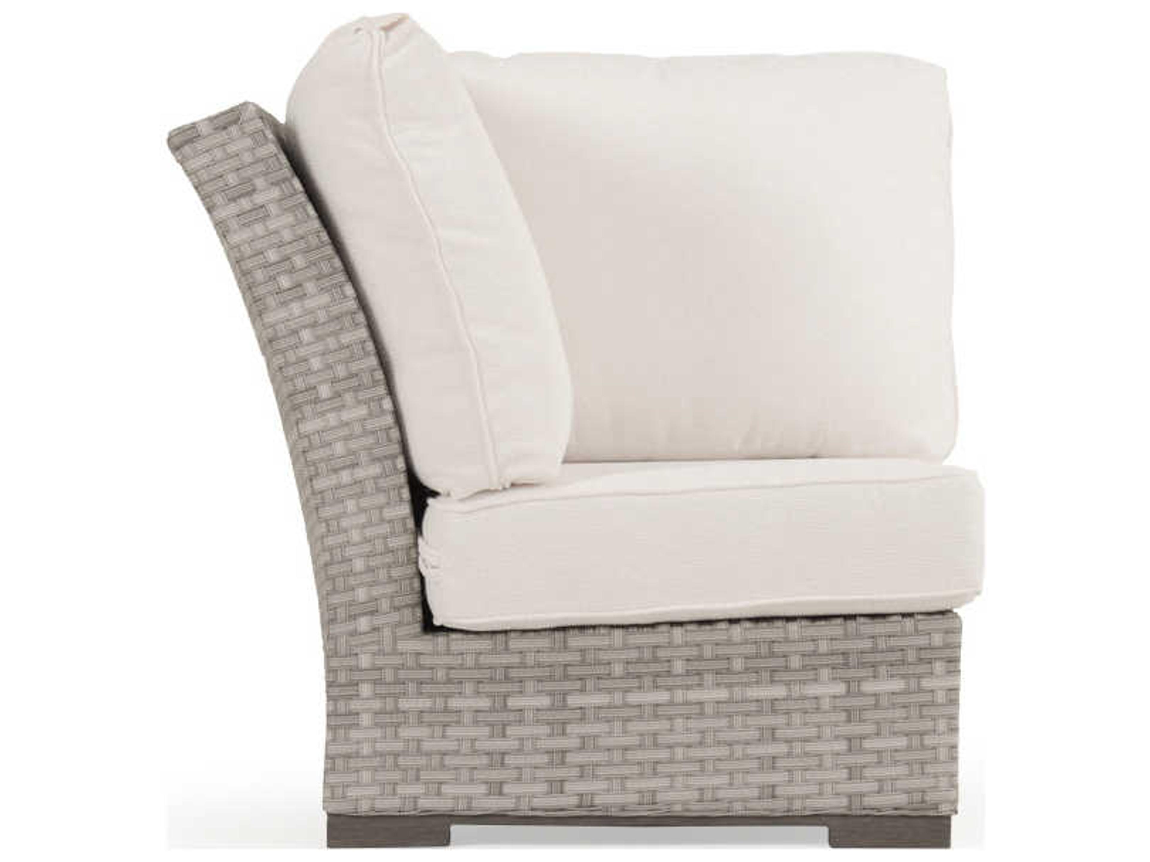 Watermark Living Adair Wicker 90 Degree Corner Patio Lounge Chair