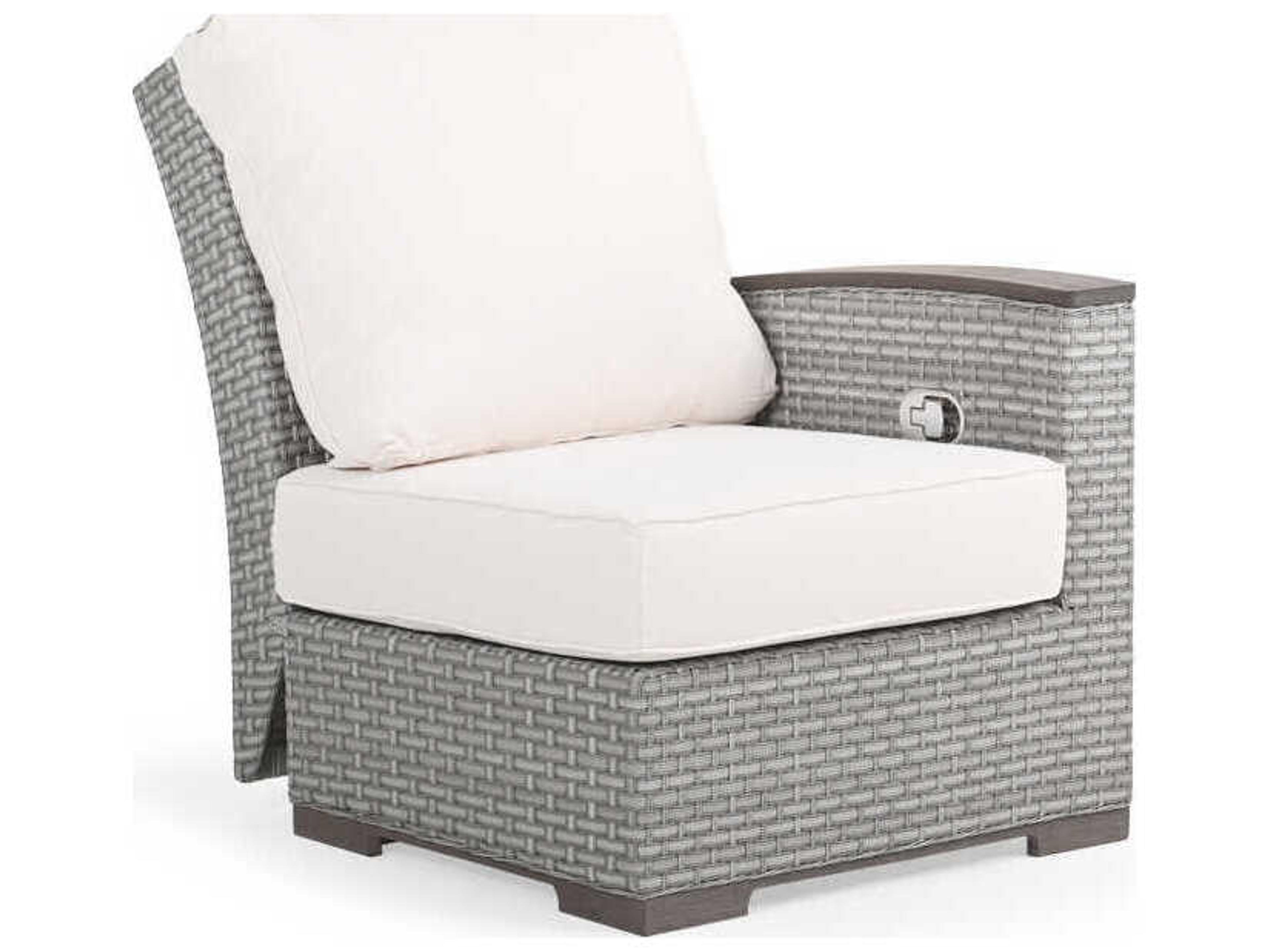 Watermark Living Adair Wicker Right Arm Reclining Outdoor Lounge Chair