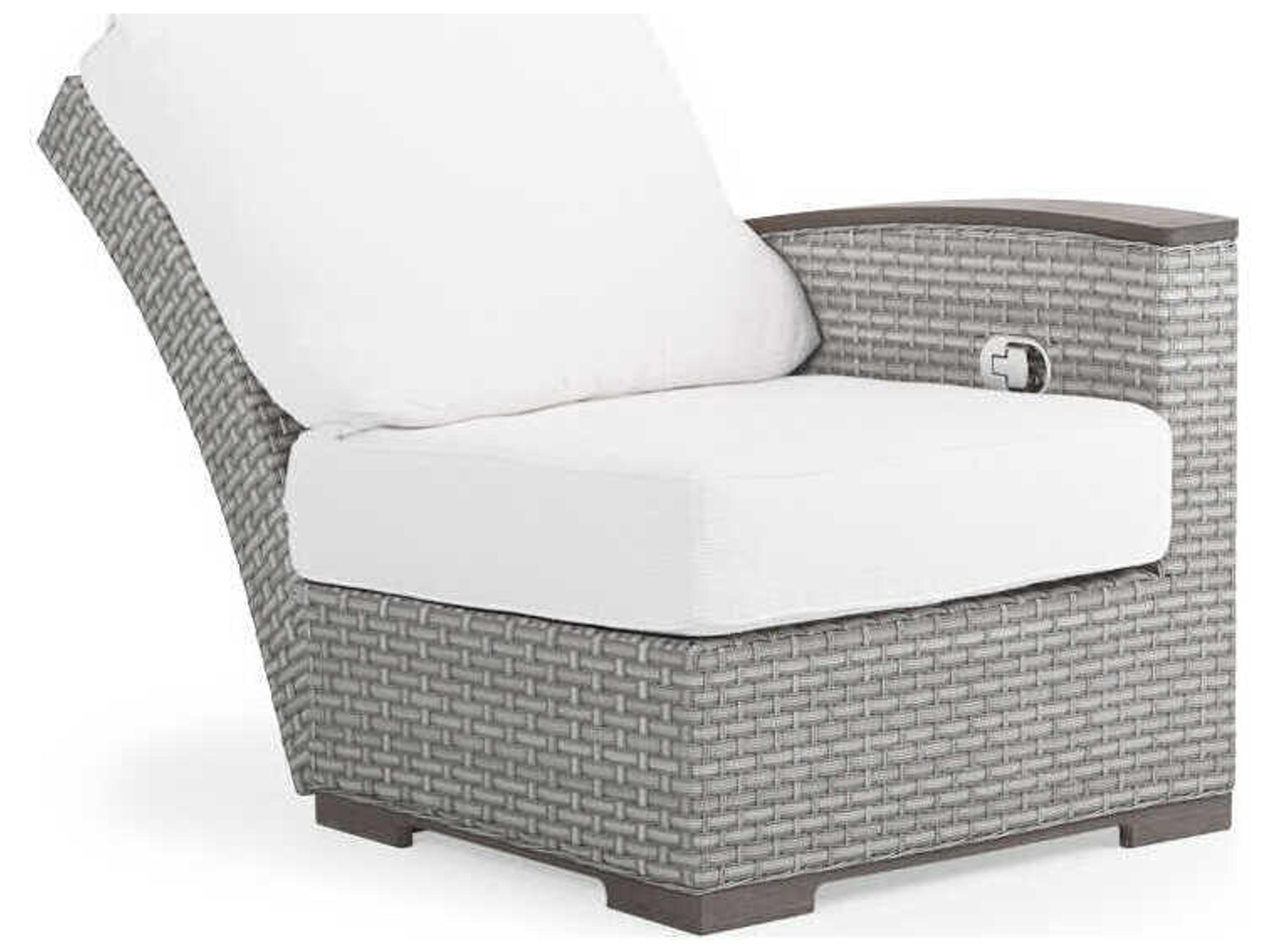 Watermark Living Adair Wicker Right Arm Reclining Outdoor Lounge Chair