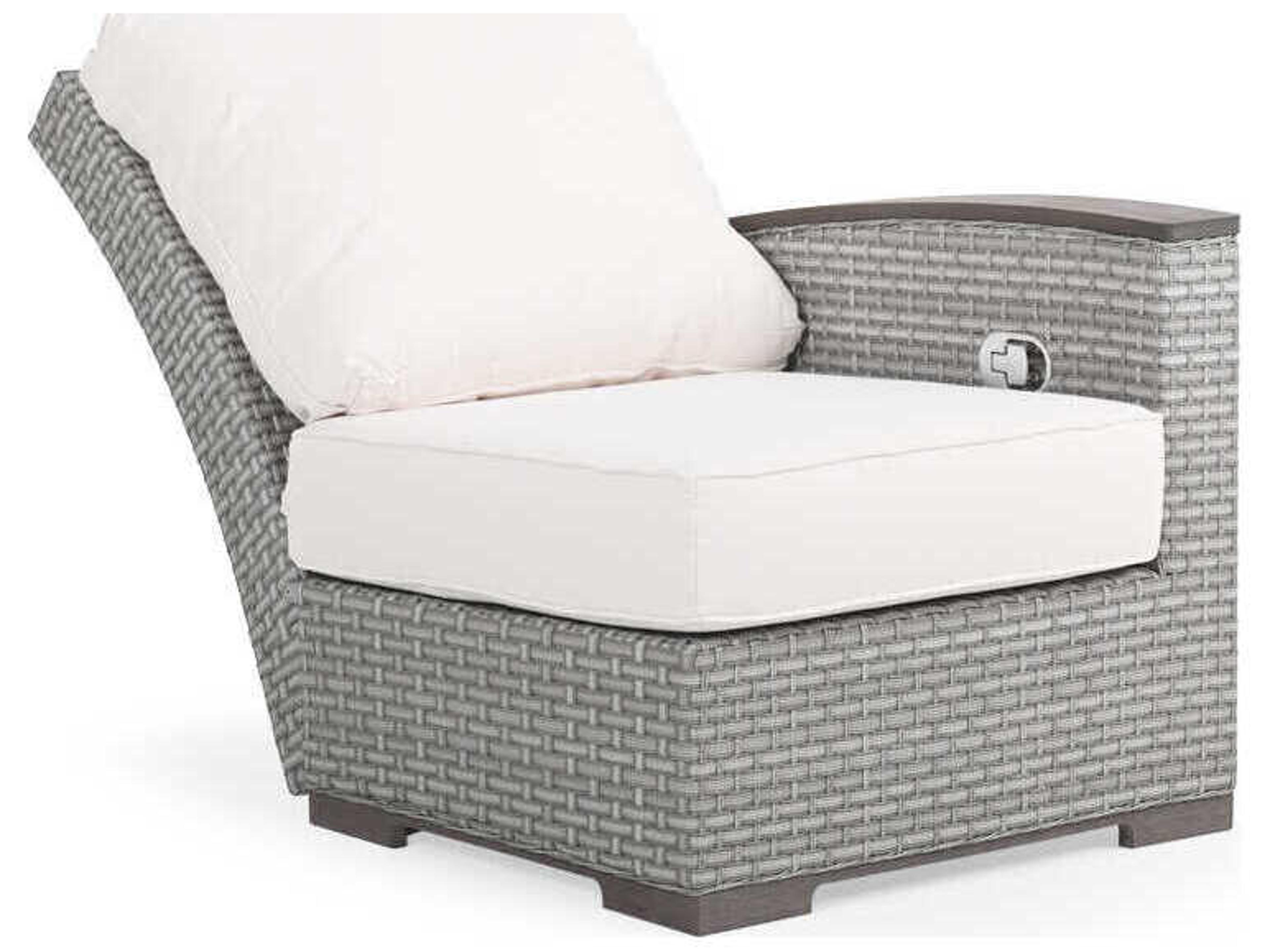 Watermark Living Adair Wicker Right Arm Reclining Outdoor Lounge Chair