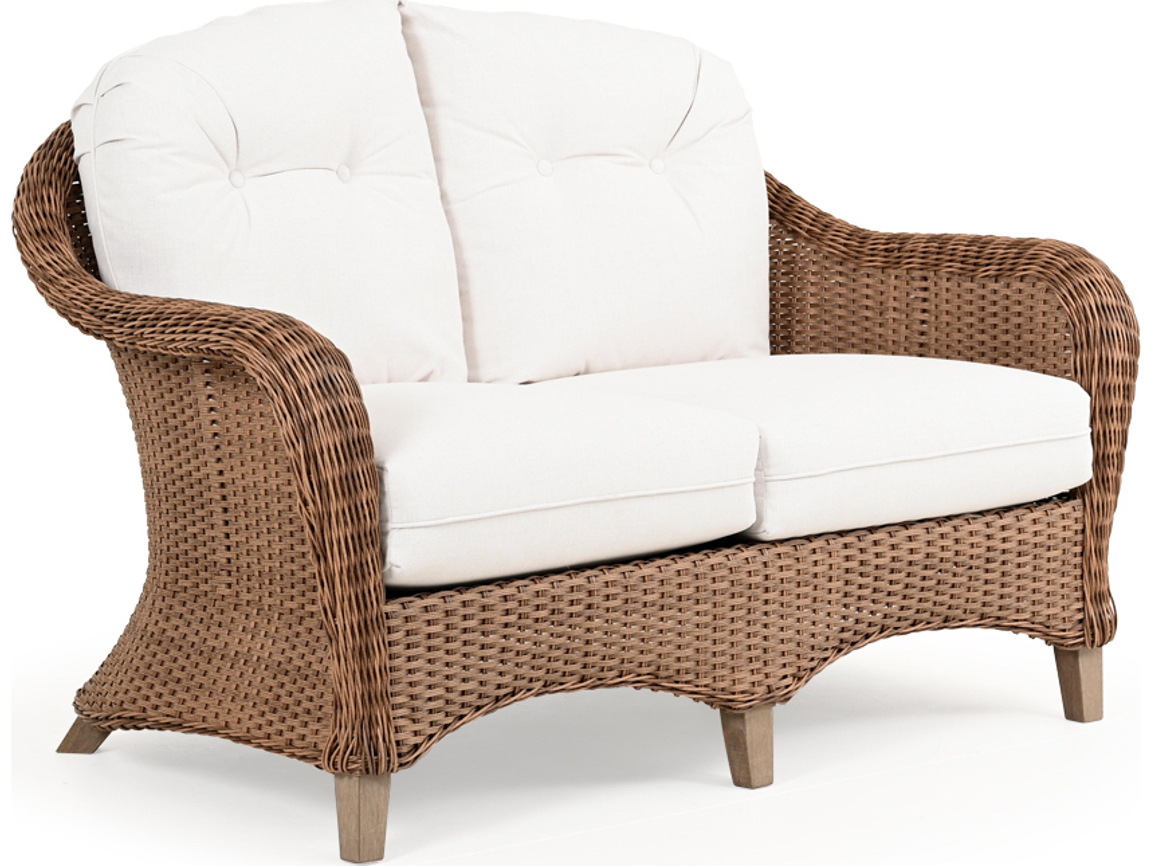 Watermark Living Edenton Wicker Patio Loveseat