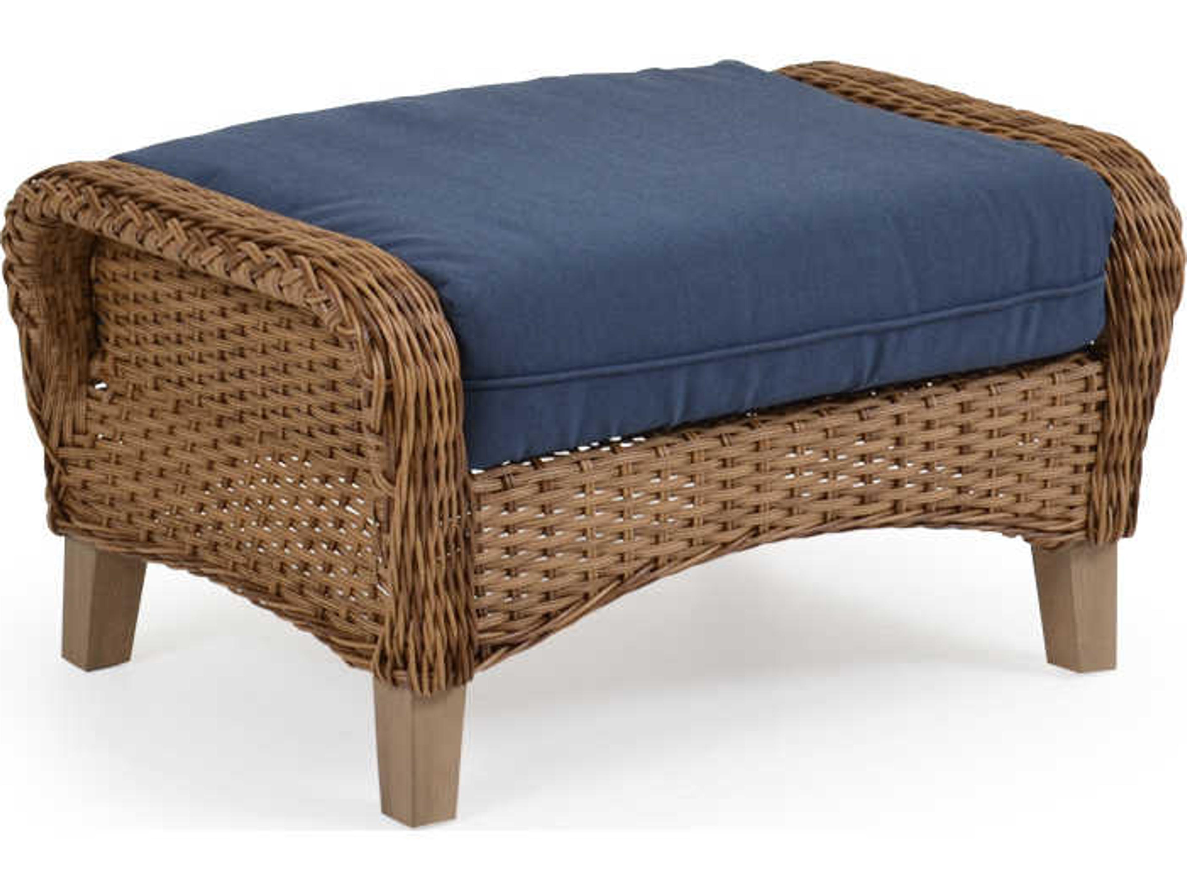 Quick Ship Edenton Wicker Outdoor Ottoman