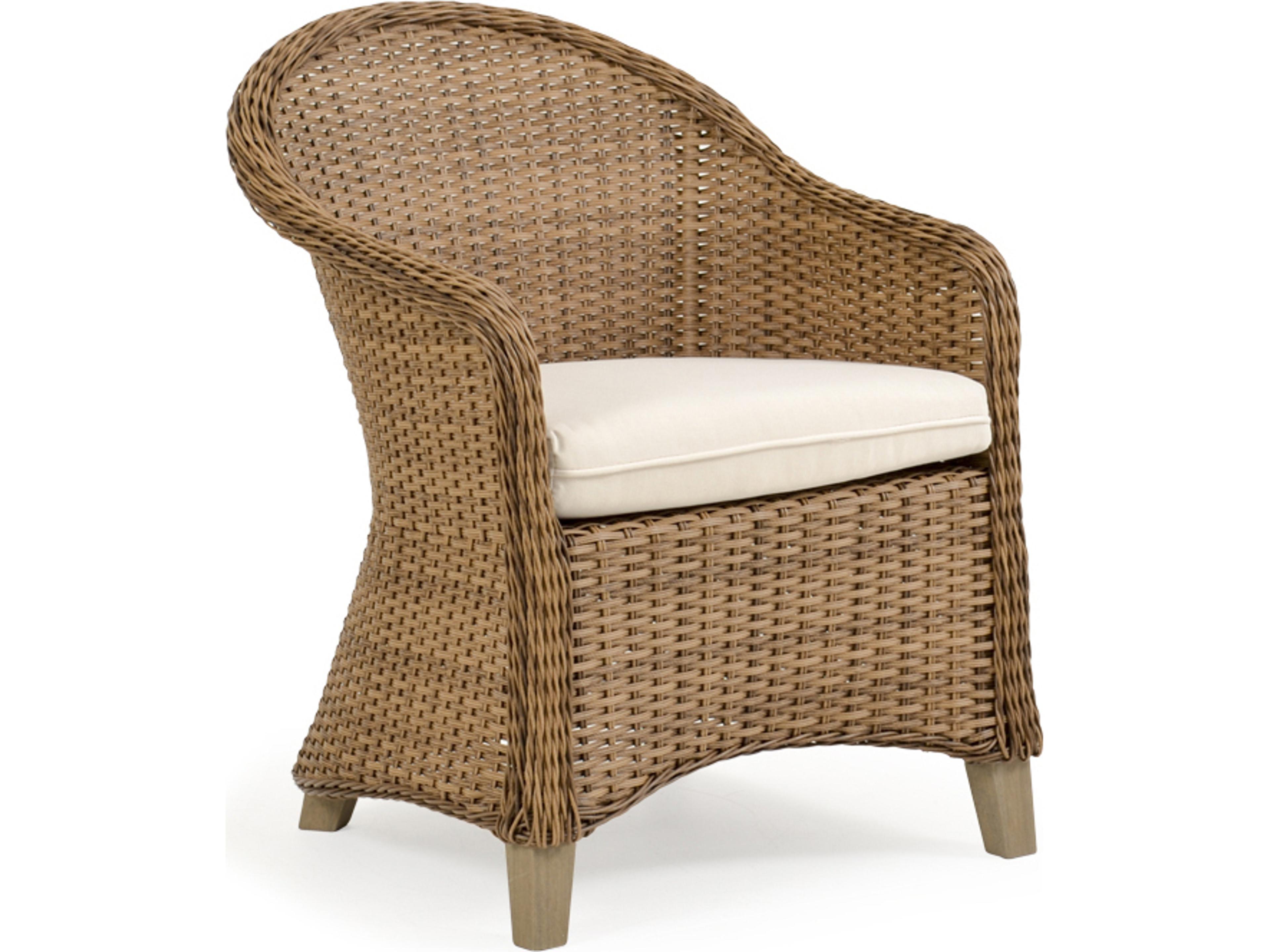 Edenton Wicker Patio Dining Arm Chair
