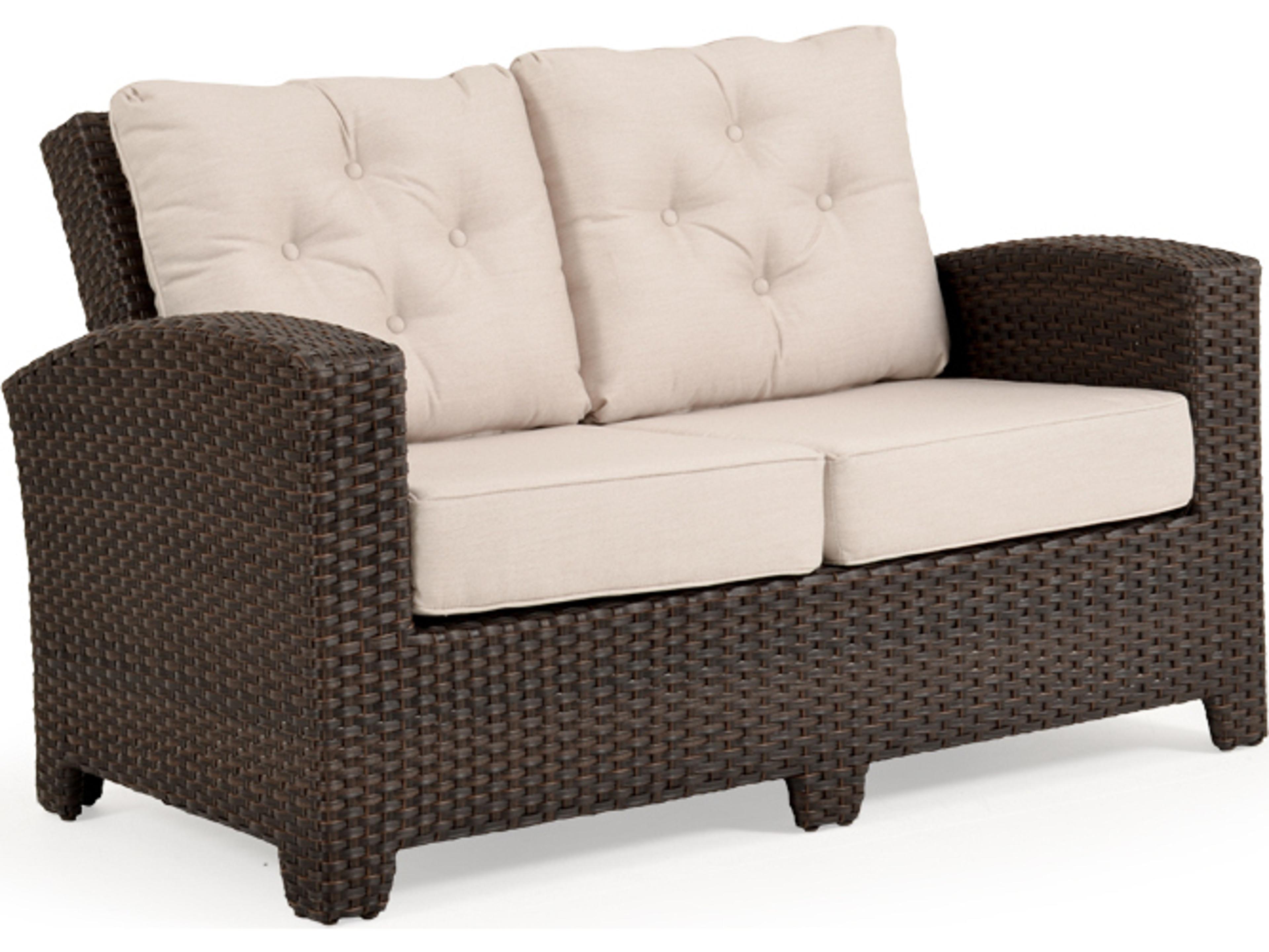 Watermark Living Seaside Wicker Outdoor Patio Loveseat