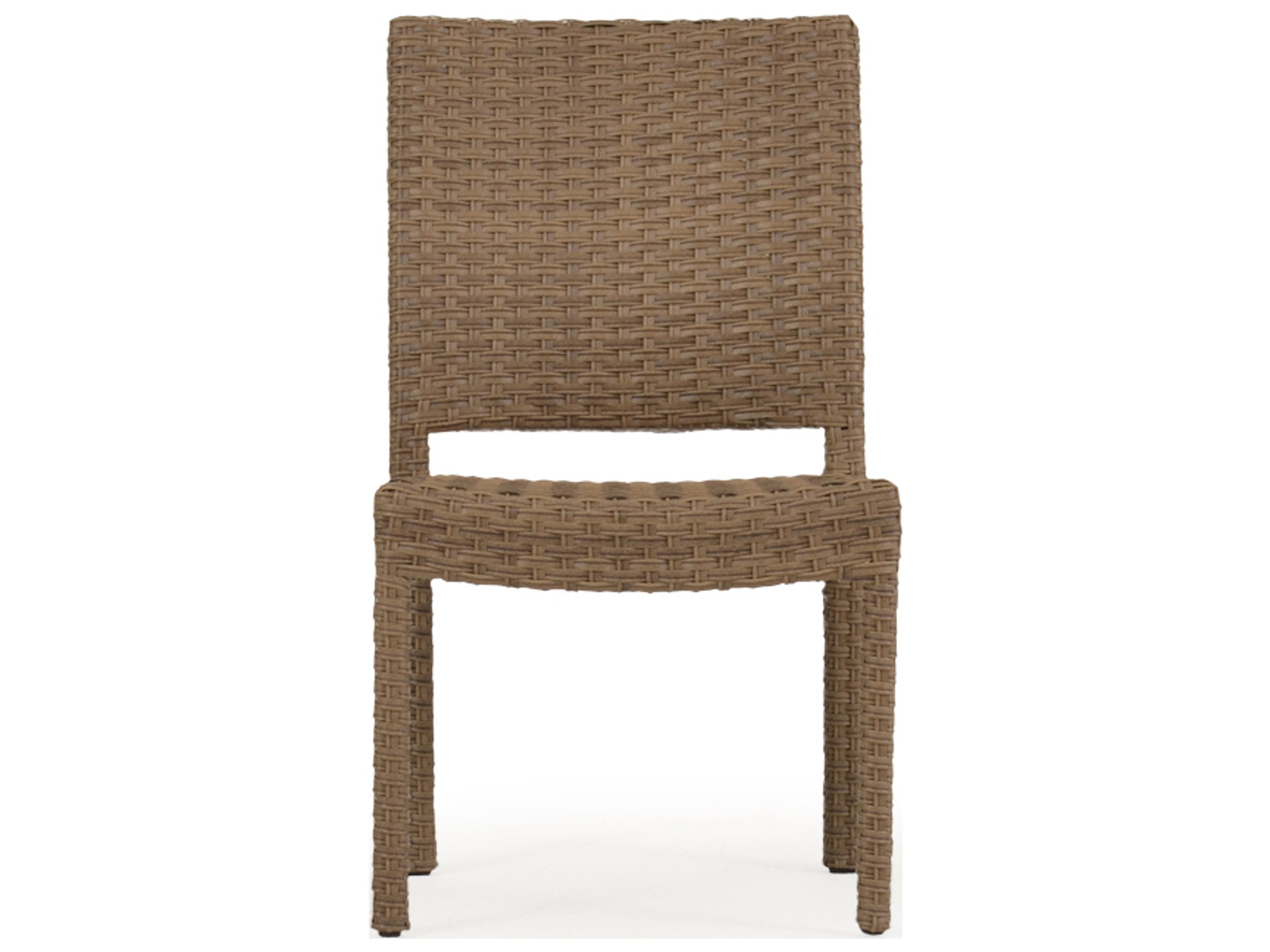 Seaside Wicker Patio Dining Side Chair