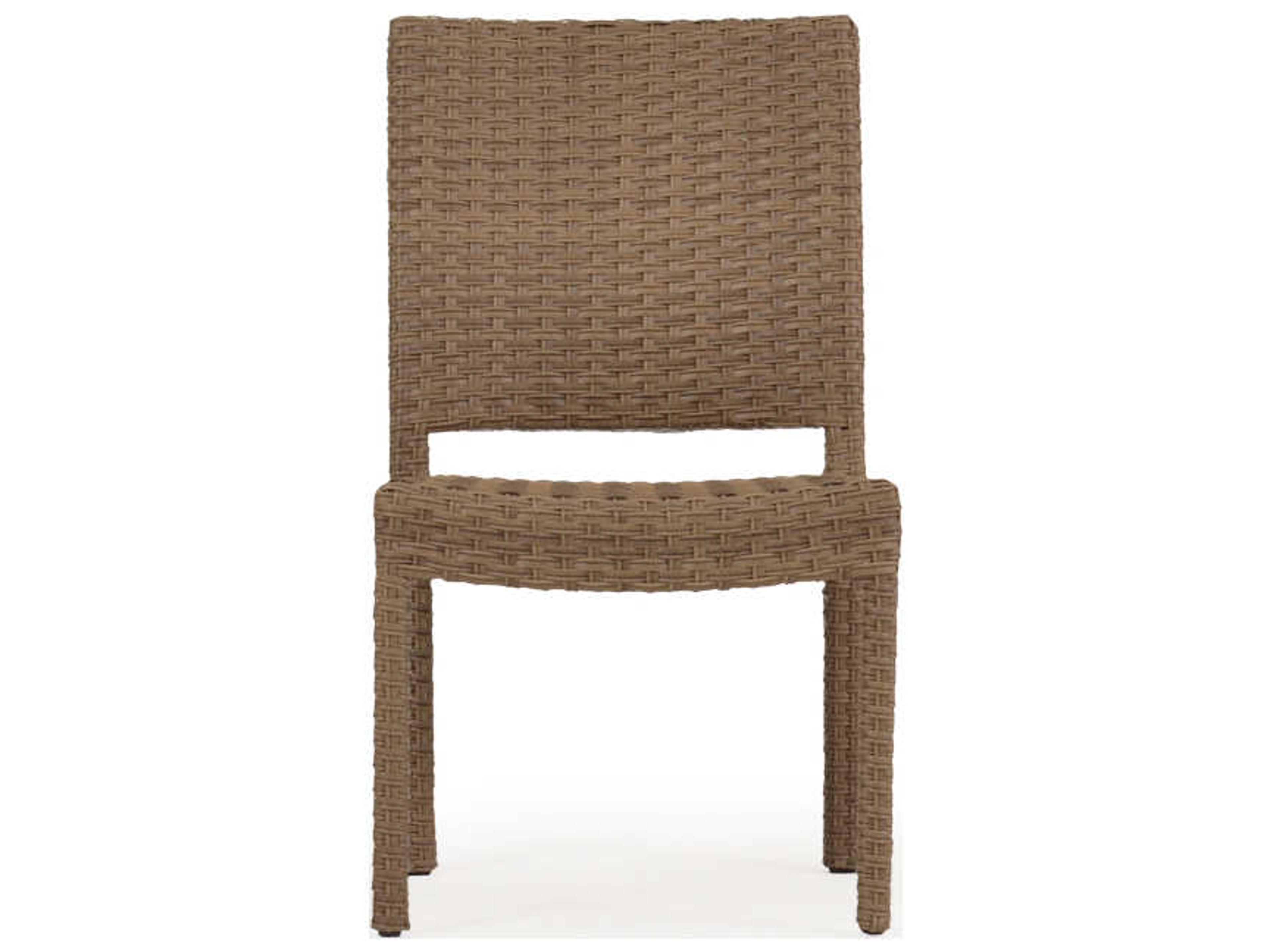 Quick Ship Seaside Wicker Outdoor Dining Side Chair