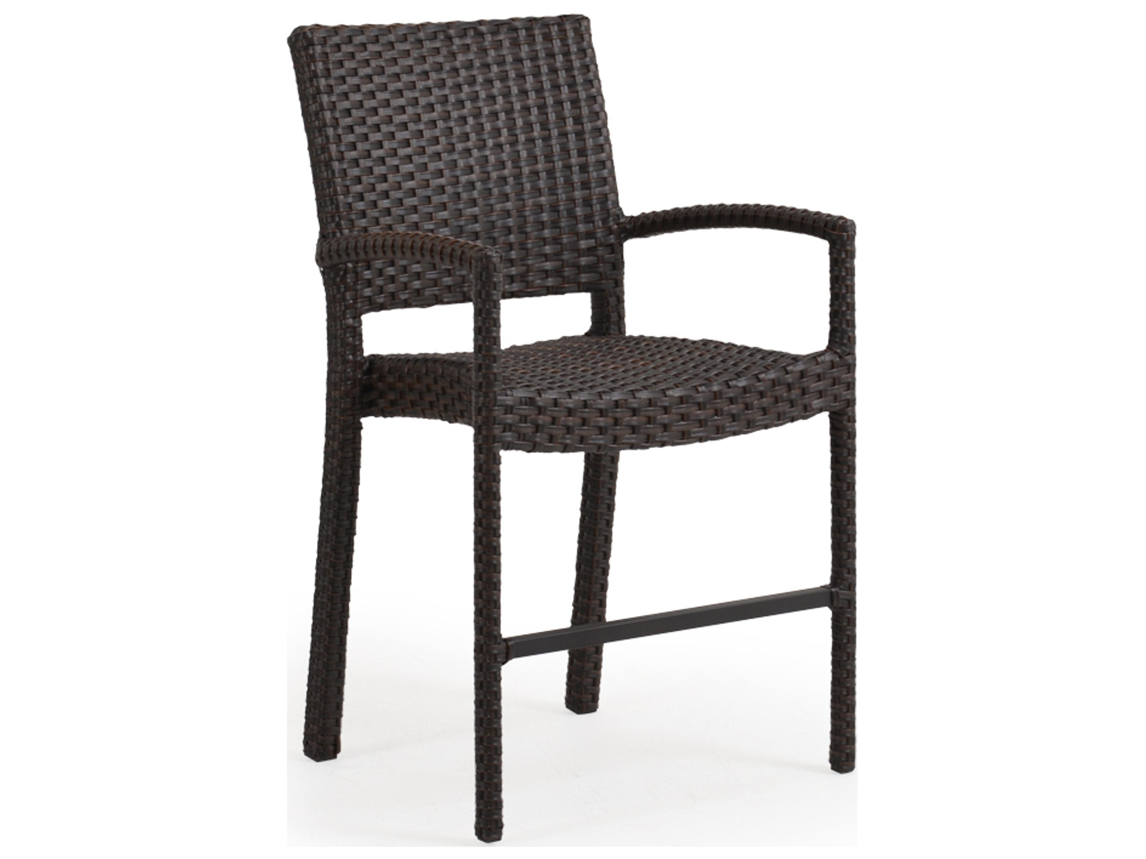 Watermark Living Seaside Wicker Counter Height Stool