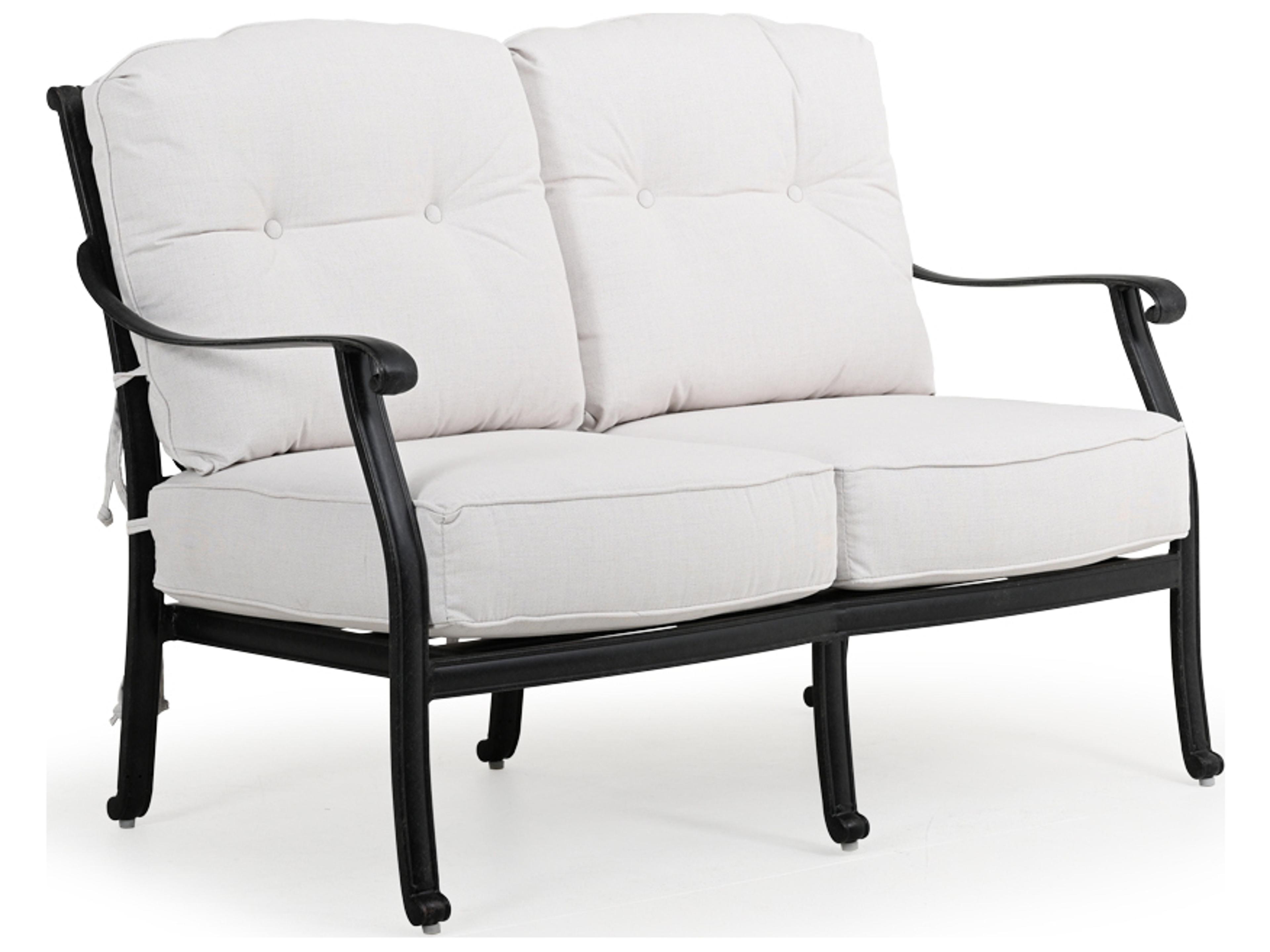 Watermark Living Dauphine Cast Aluminum Patio Loveseat
