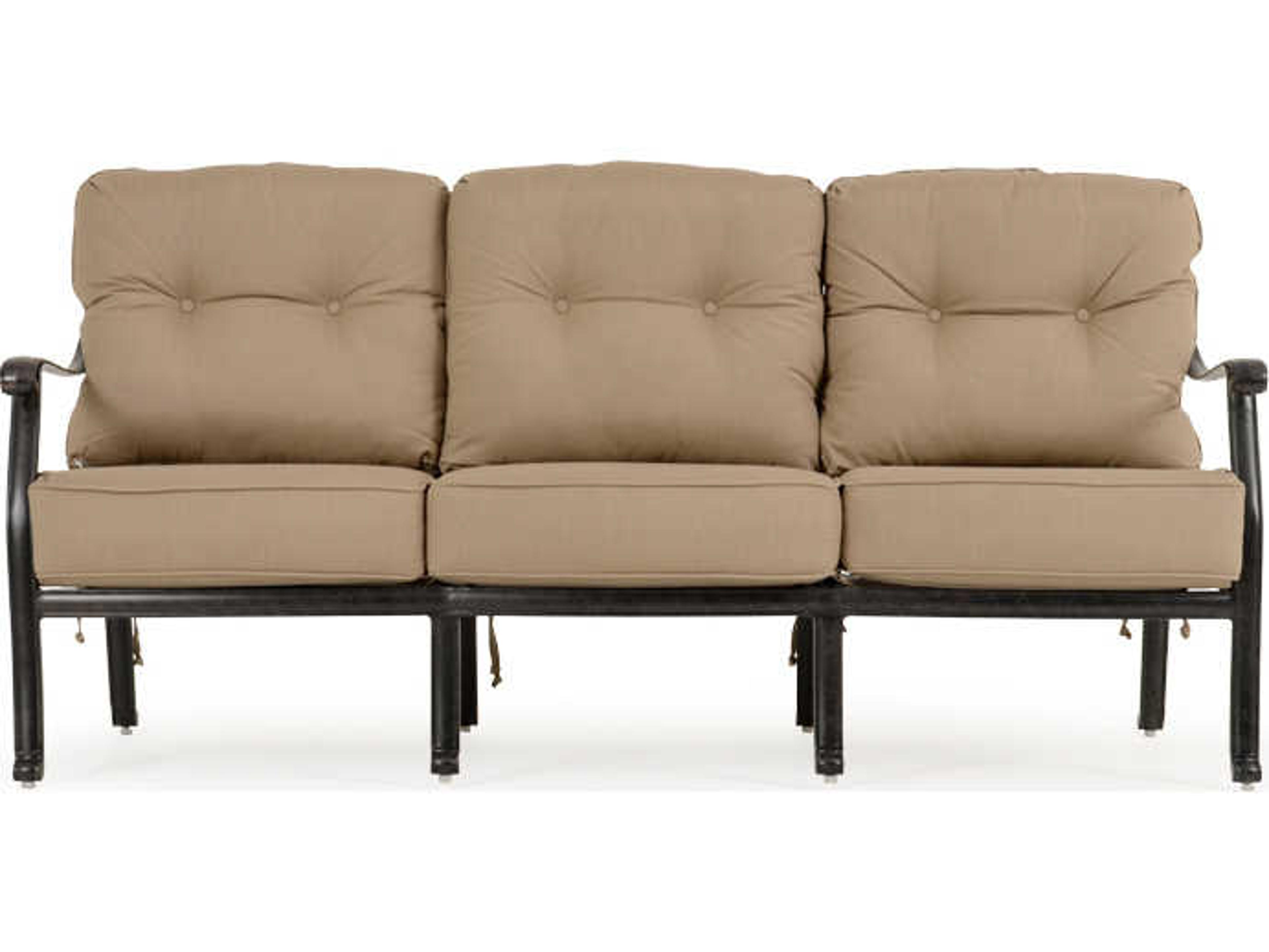 Quick Ship Dauphine Cast Aluminum Outdoor Sofa