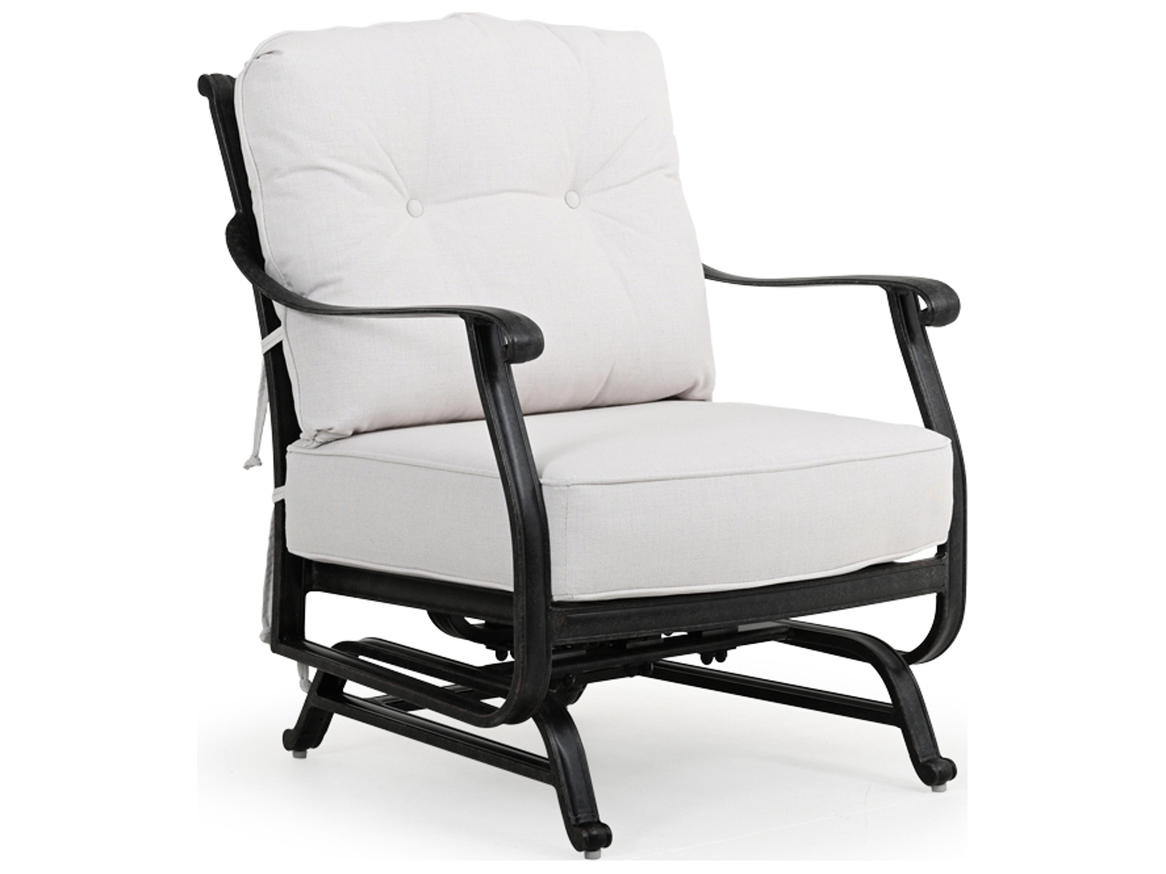 Watermark Living Dauphine Cast Aluminum Spring Chair Patio Lounge Chair