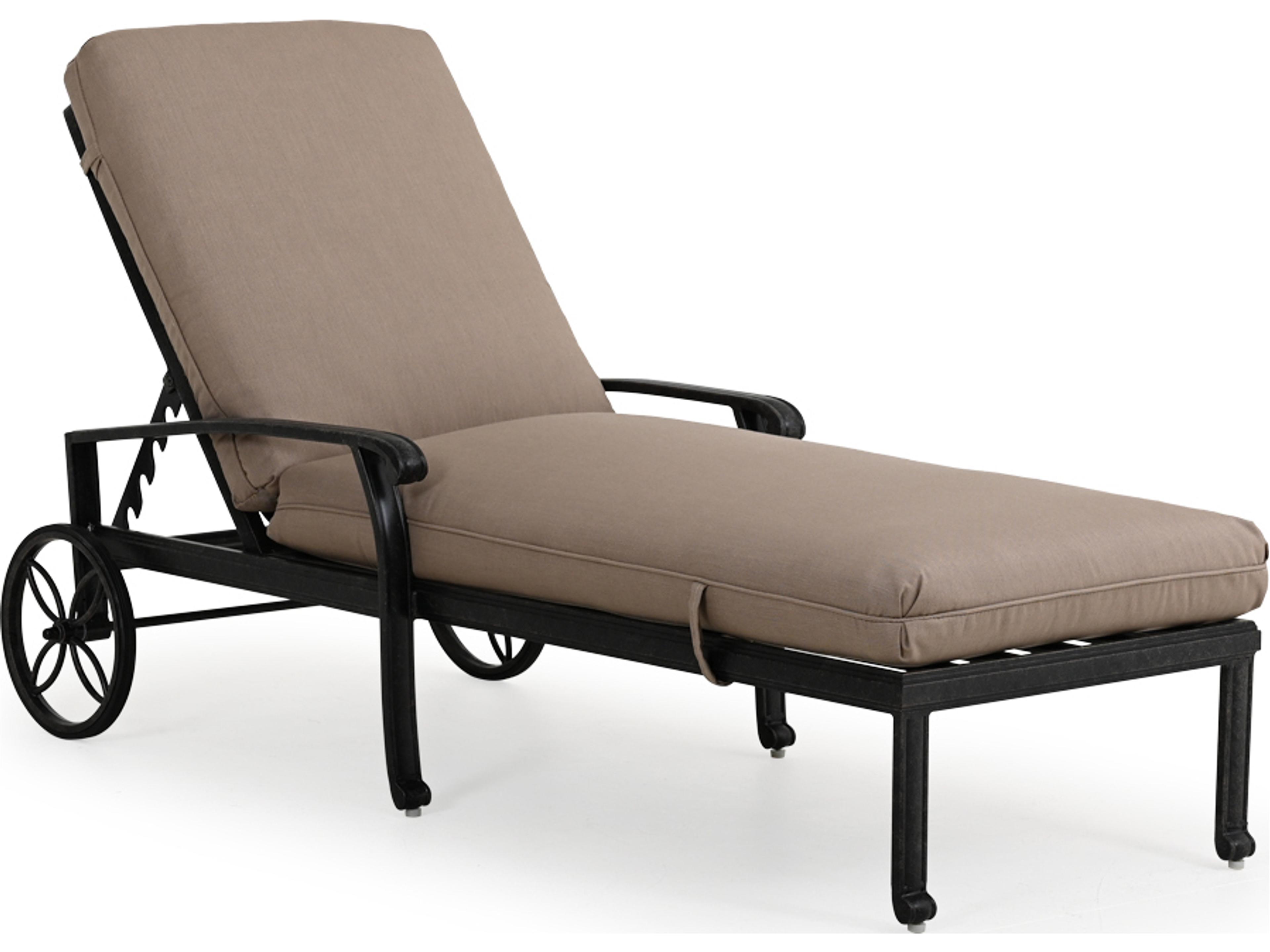 Watermark Living Dauphine Cast Aluminum Outdoor Chaise Lounge